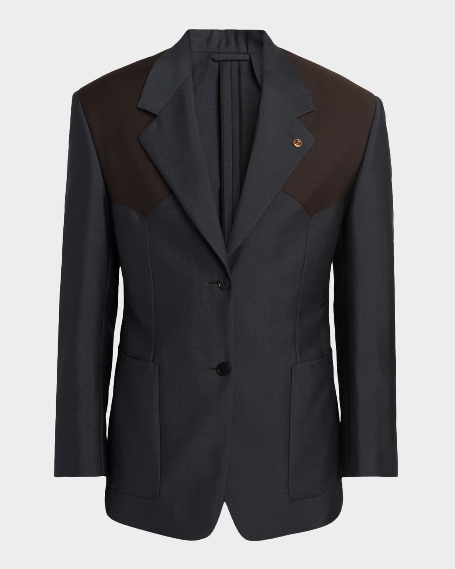 Versace Men's Single-Breasted Wool Formal Jacket | Neiman Marcus