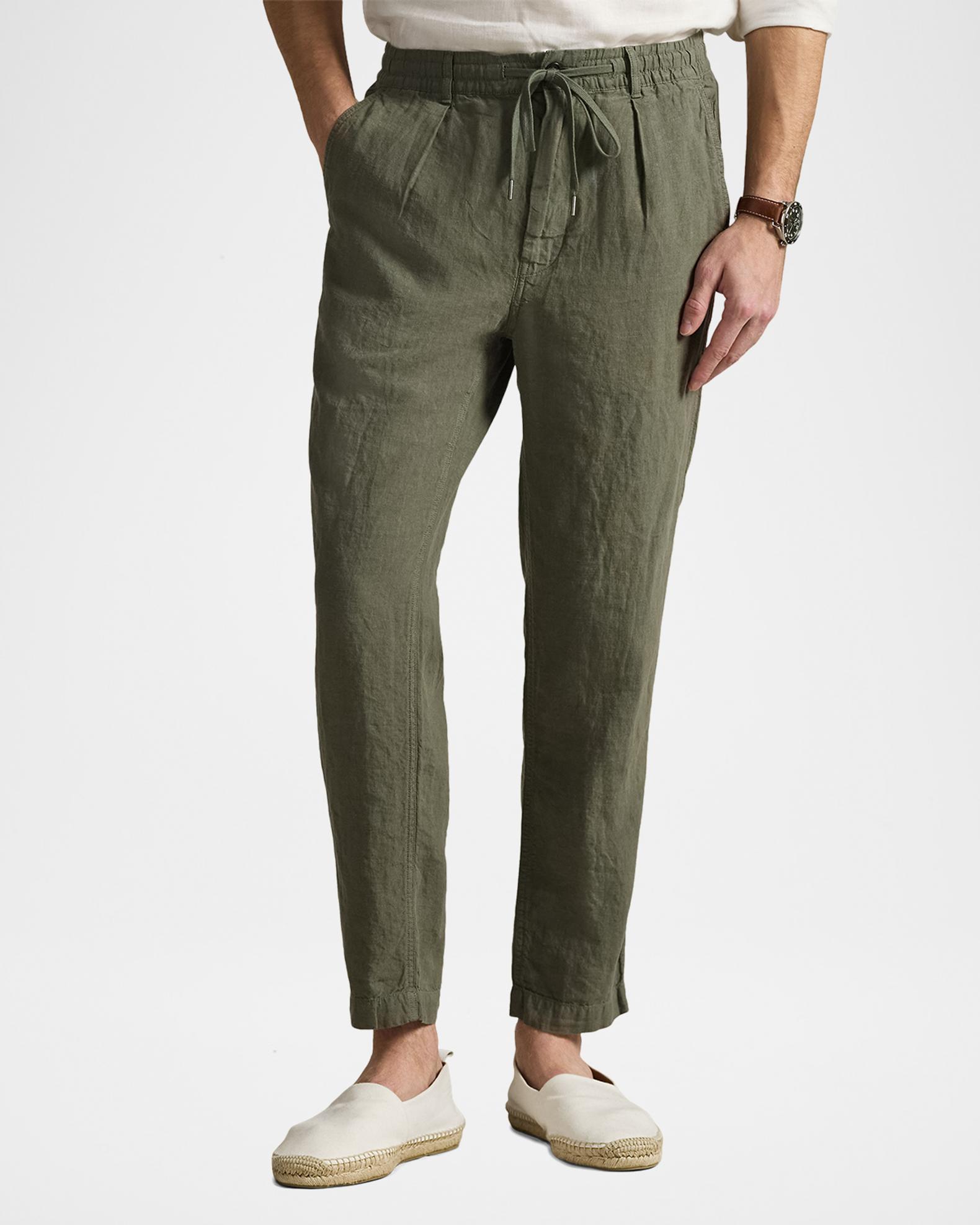 Polo Ralph Lauren Men's Linen Drawstring Pants | Neiman Marcus