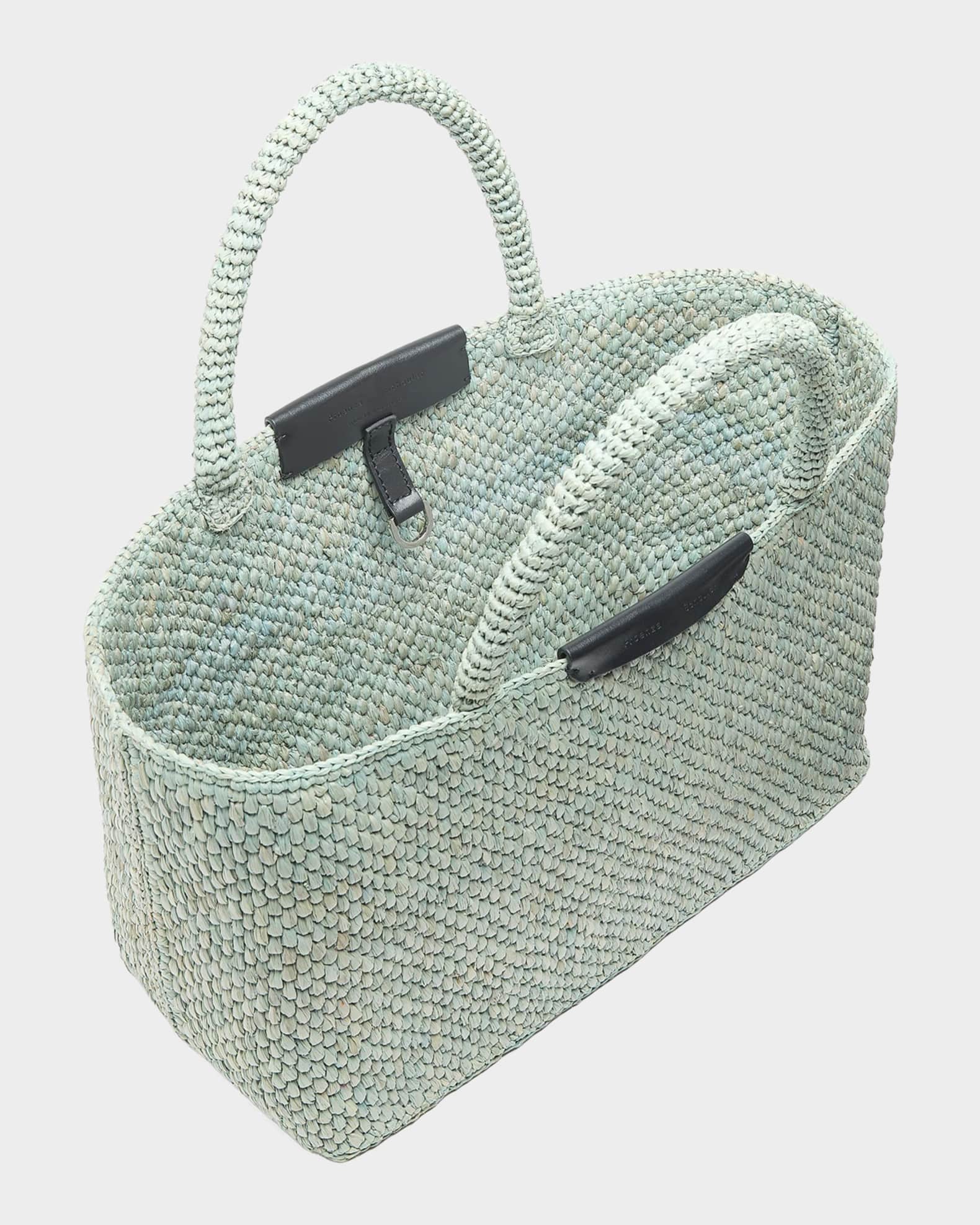 Proenza Schouler East West Chelsea Raffia Tote Bag | Neiman Marcus