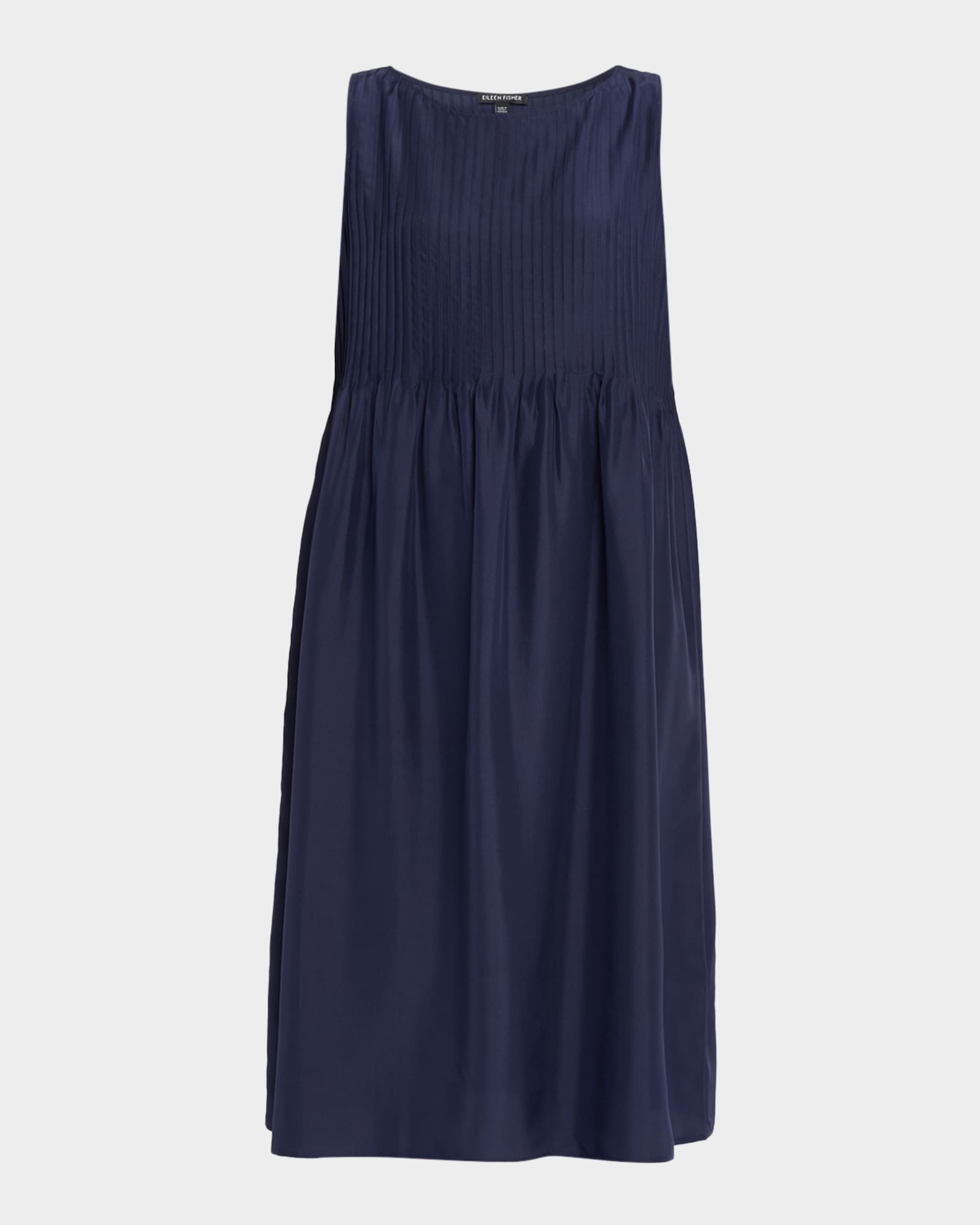 green emerald velvet dress Eileen Fisher