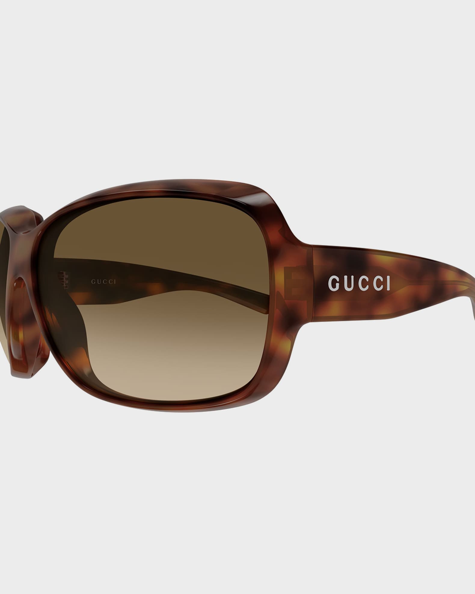 Gucci Logo 70mm Square Sunglasses | Neiman Marcus