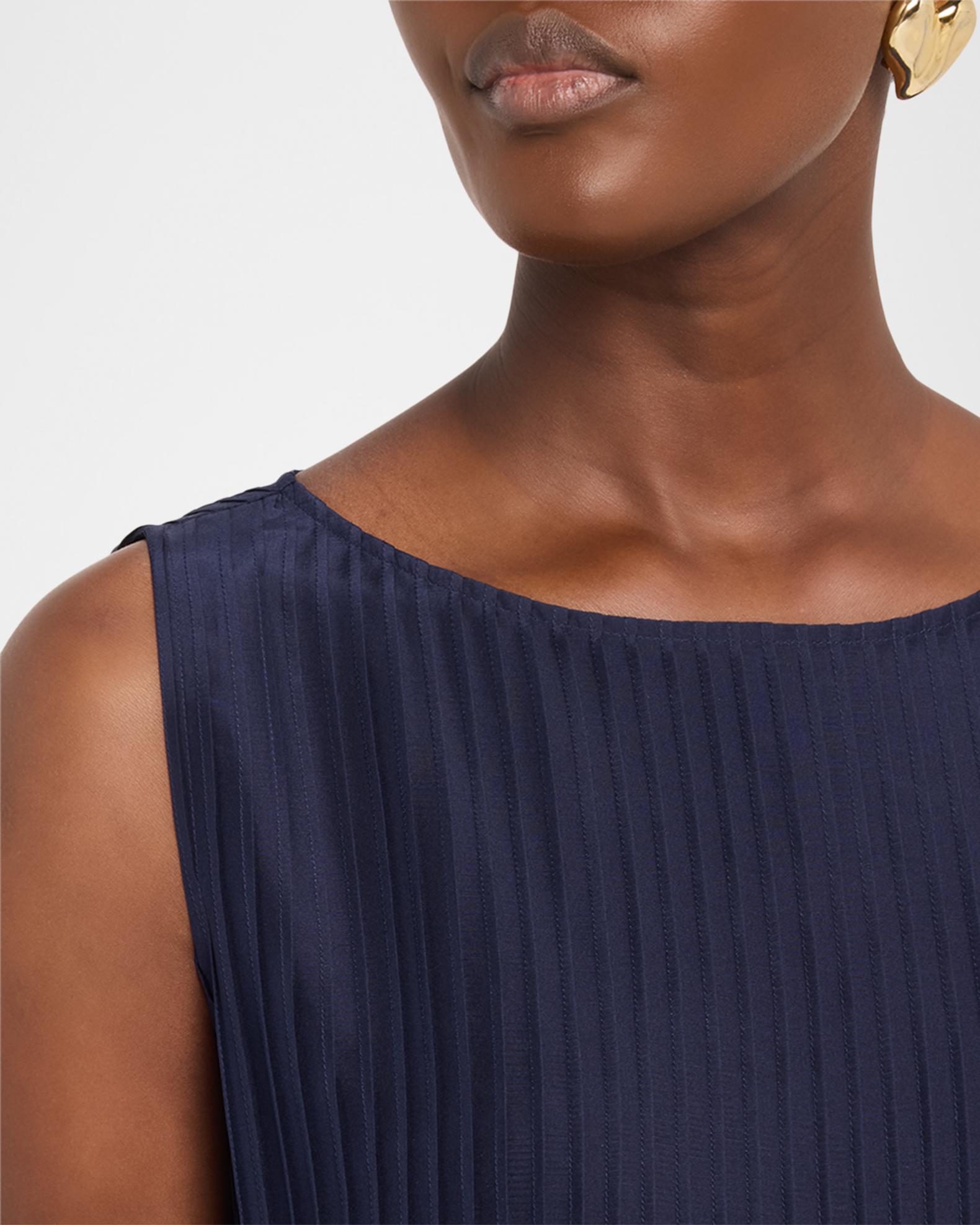Camicia Donna Eileen Fisher Con Collo Alla Mandarina, Verde, Piccola