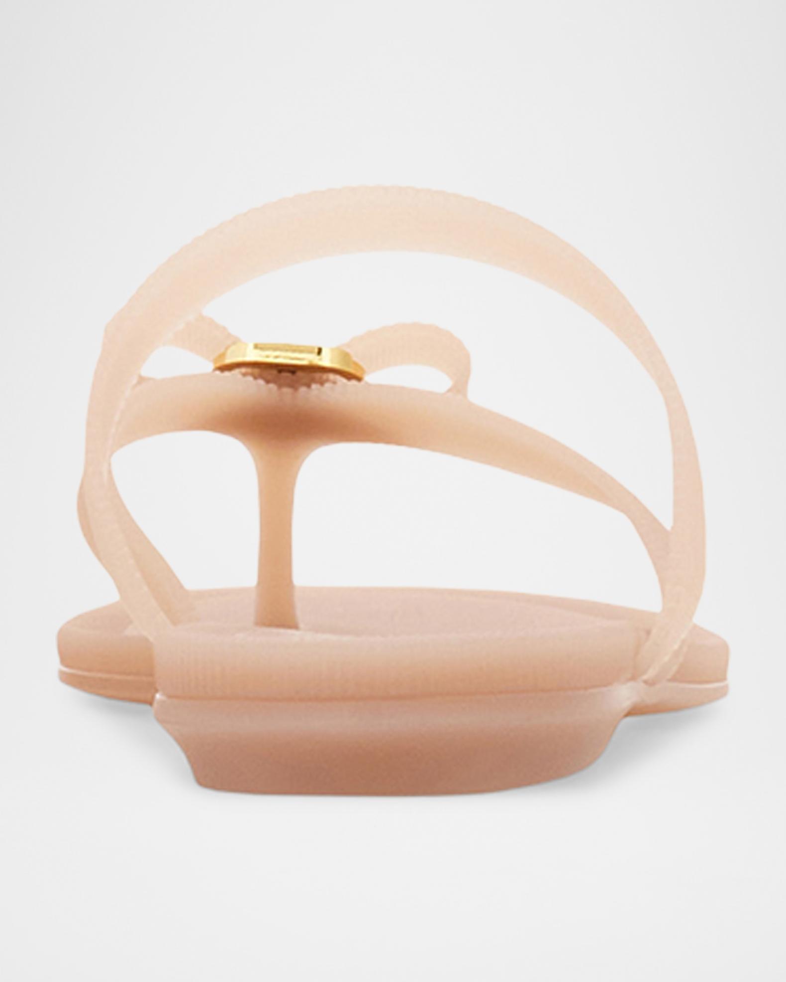 FERRAGAMO Jealsa Rubber Flat Thong Sandals | Neiman Marcus