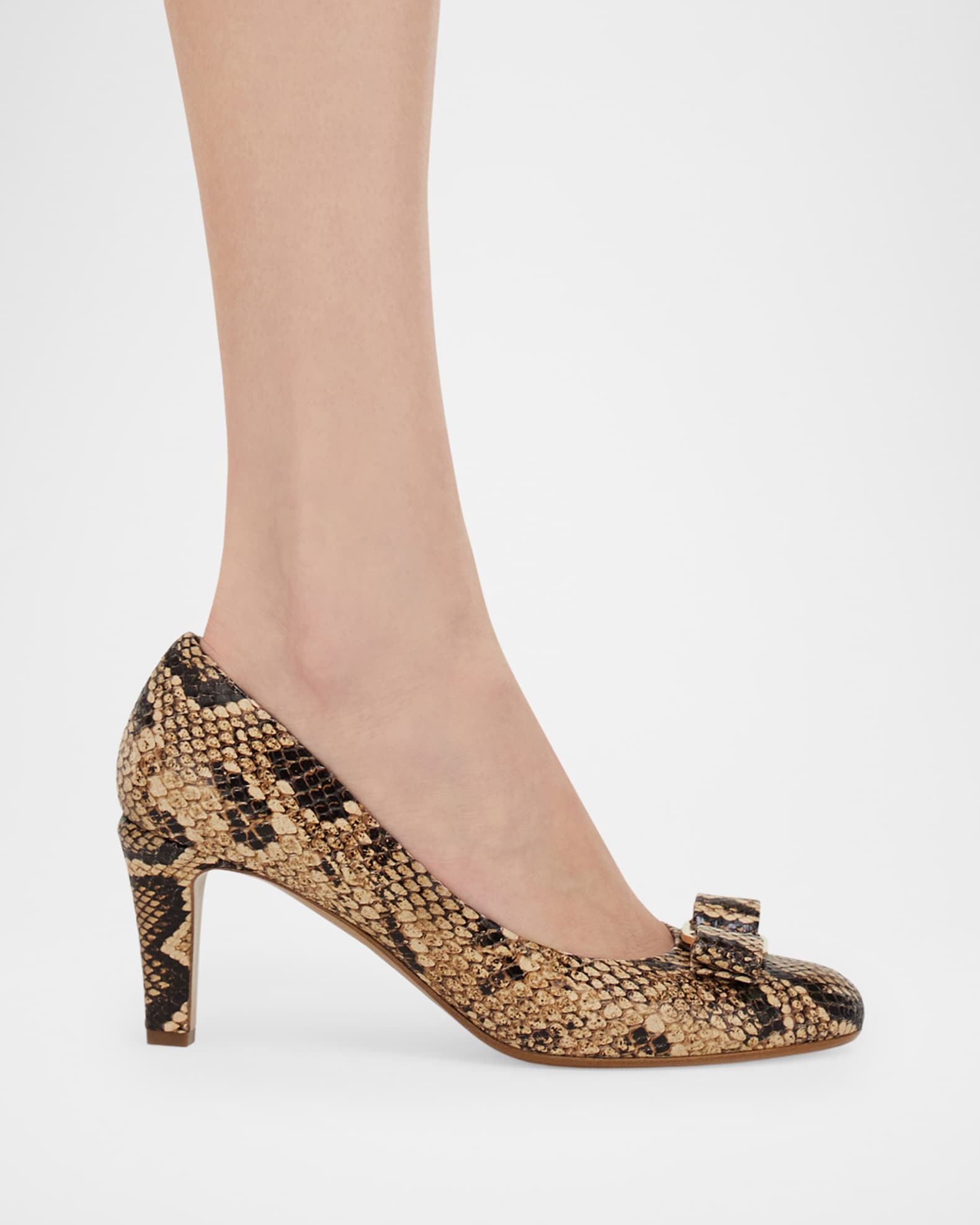Salvatore Ferragamo CARLA 70 ビスキュイ 7cm Salvatore Ferragamo