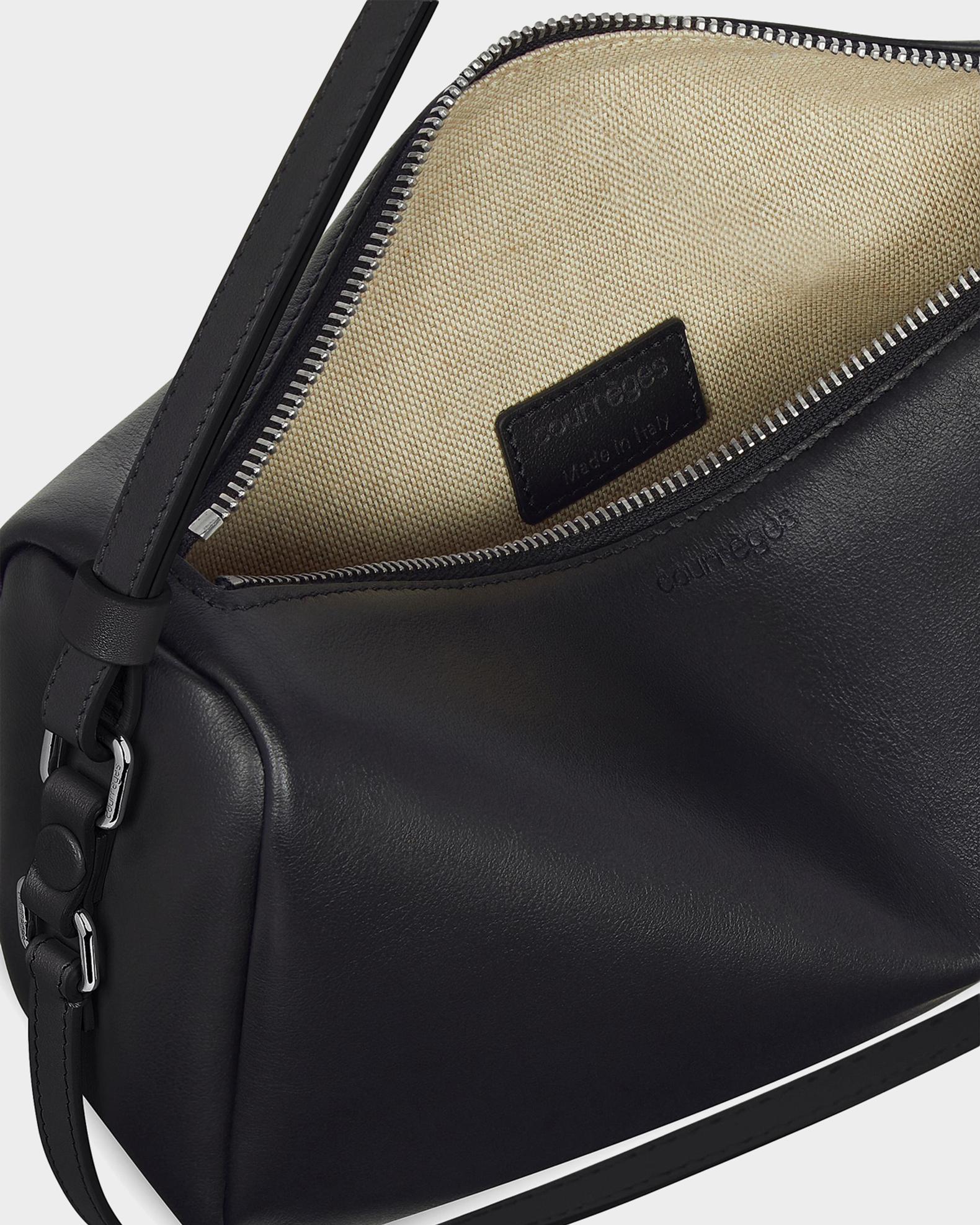Courreges Soft Leather Shoulder Bag | Neiman Marcus