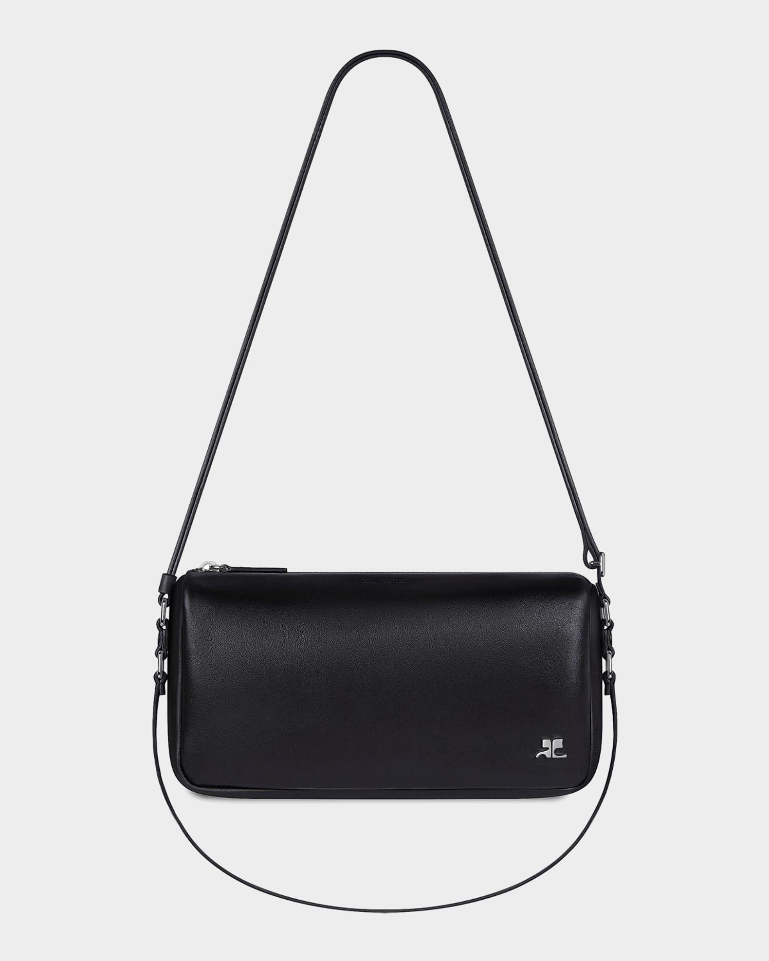 Courreges Soft Leather Shoulder Bag | Neiman Marcus