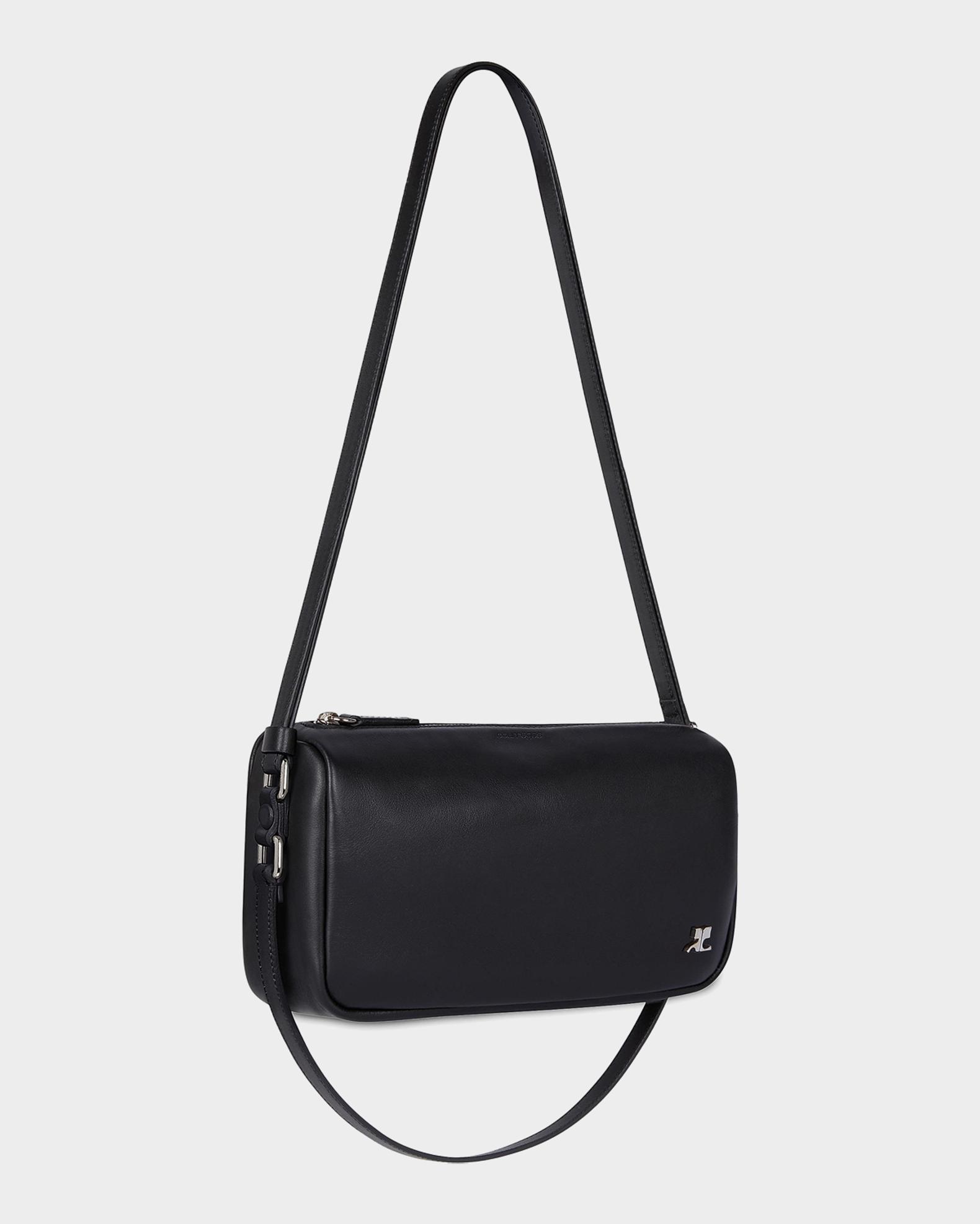 Courreges Soft Leather Shoulder Bag | Neiman Marcus