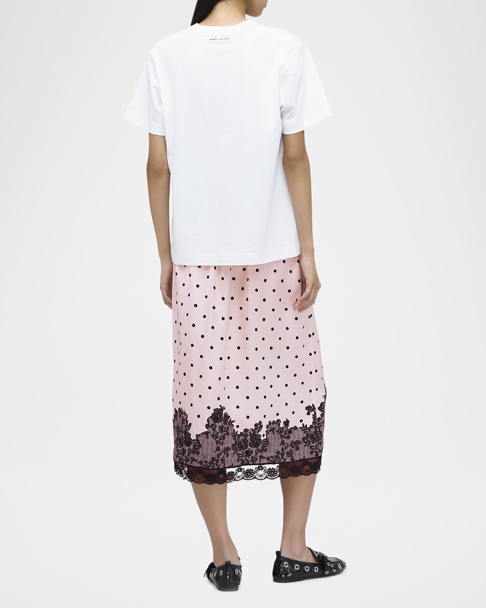 Marc Jacobs Ribbon Logo Oversized Tee | Neiman Marcus