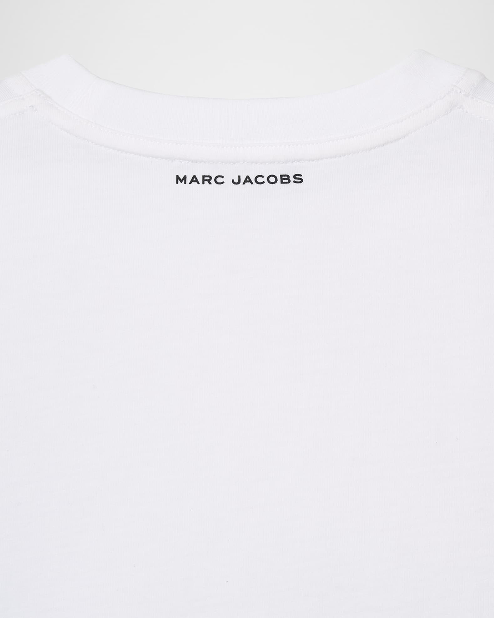 Marc Jacobs Ribbon Logo Oversized Tee | Neiman Marcus