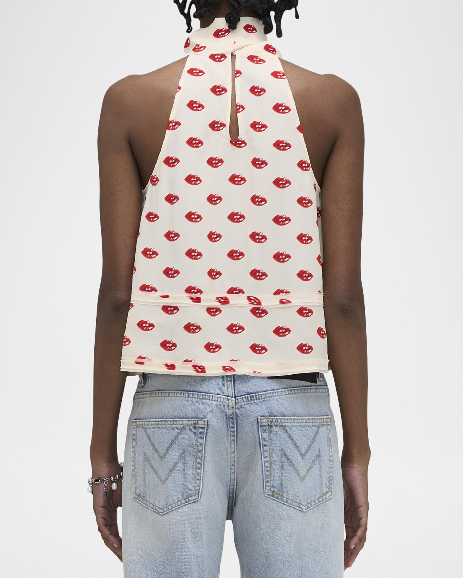Marc Jacobs Lips Neck-Tie Halter Top | Neiman Marcus