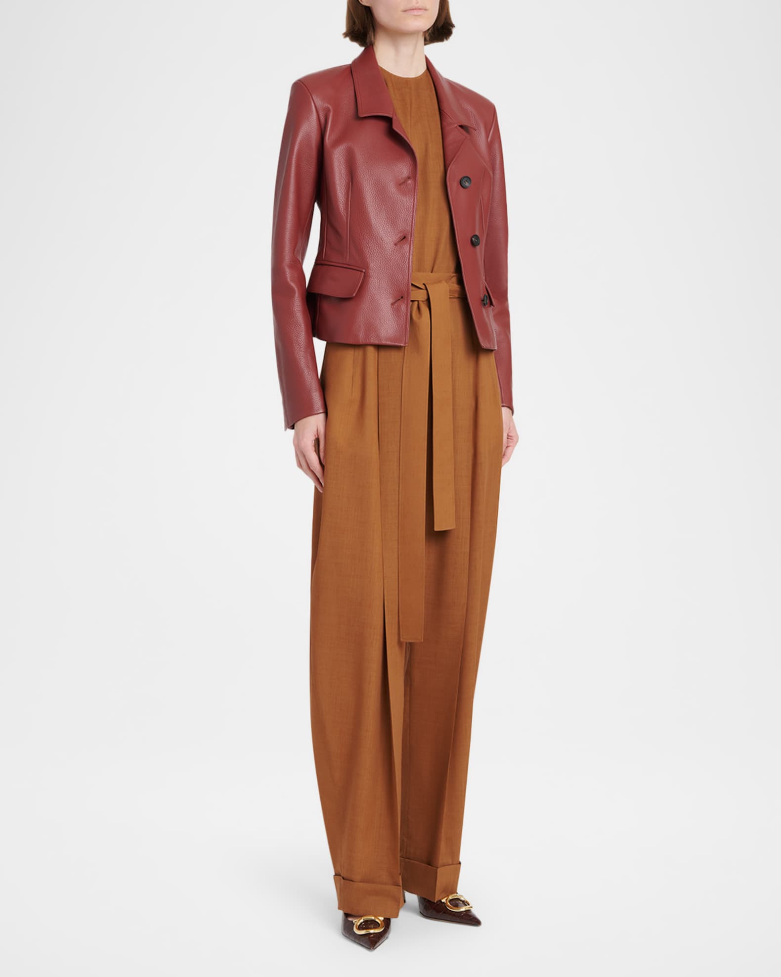 Ferragamo Sleeveless Wool Top | Neiman Marcus