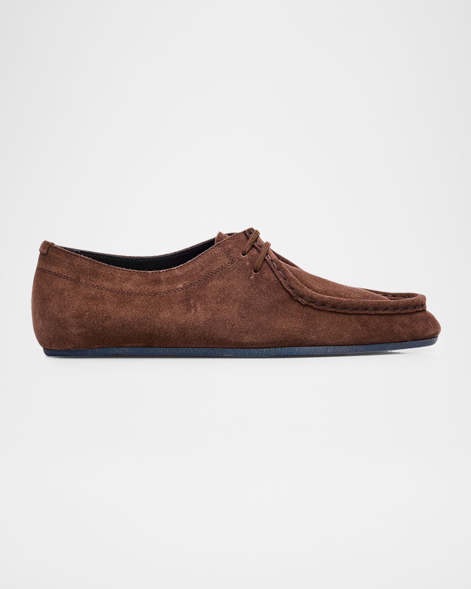 Jil Sander Men's Suede Moccasin Shoes | Neiman Marcus