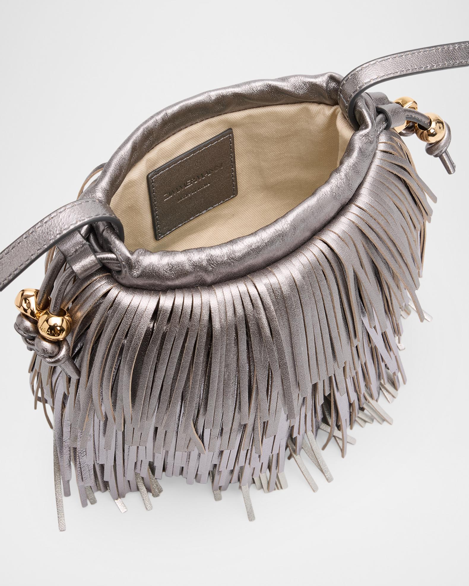 Zimmermann Leather Fringe Crossbody Bag | Neiman Marcus