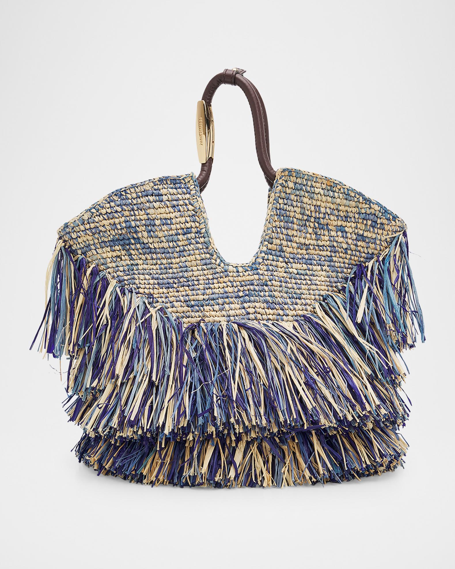 Goldentime Medium Fringed Tote Bag | Neiman Marcus