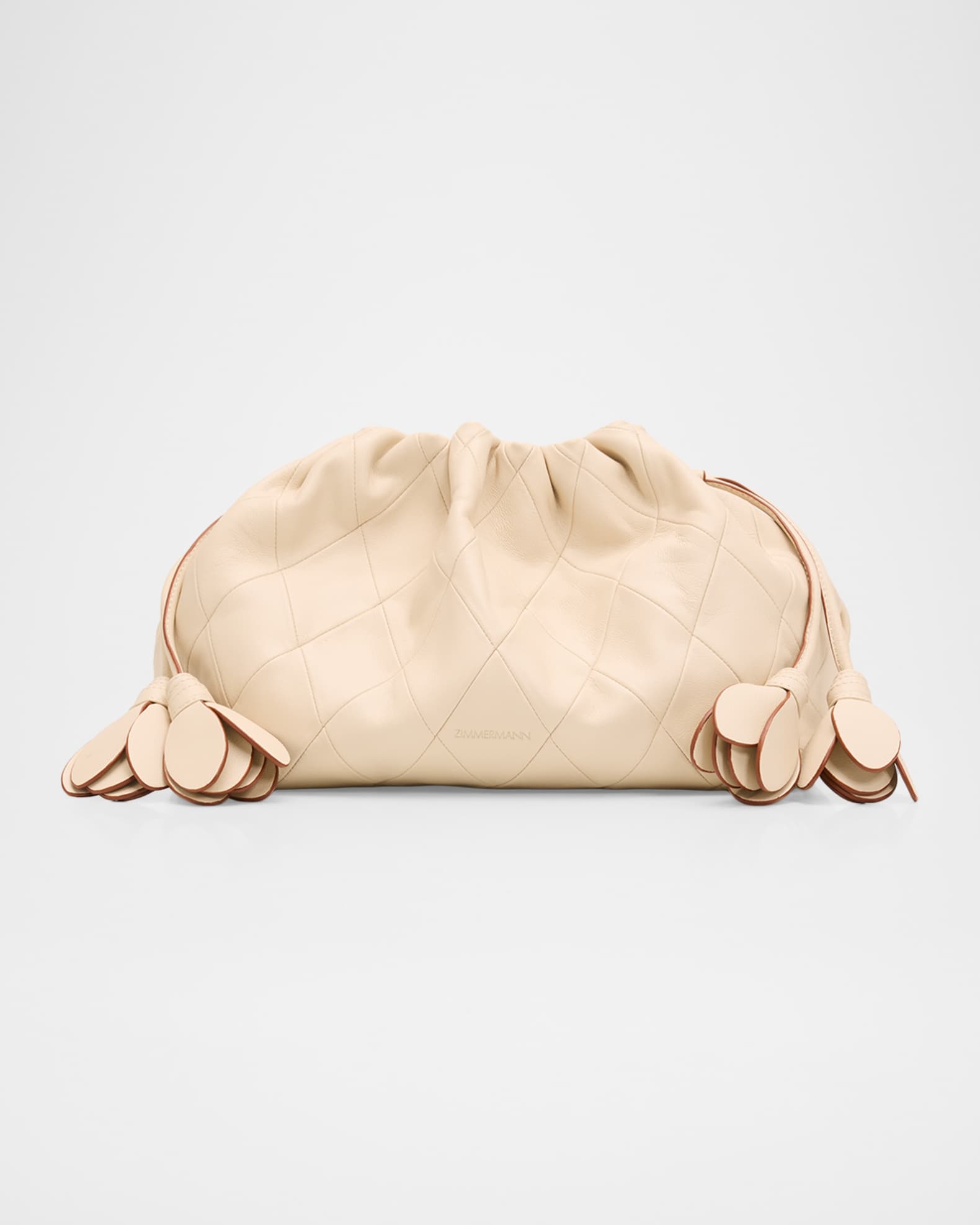 Zimmermann Cloud 91 Medium Quilted Leather Clutch Bag | Neiman Marcus