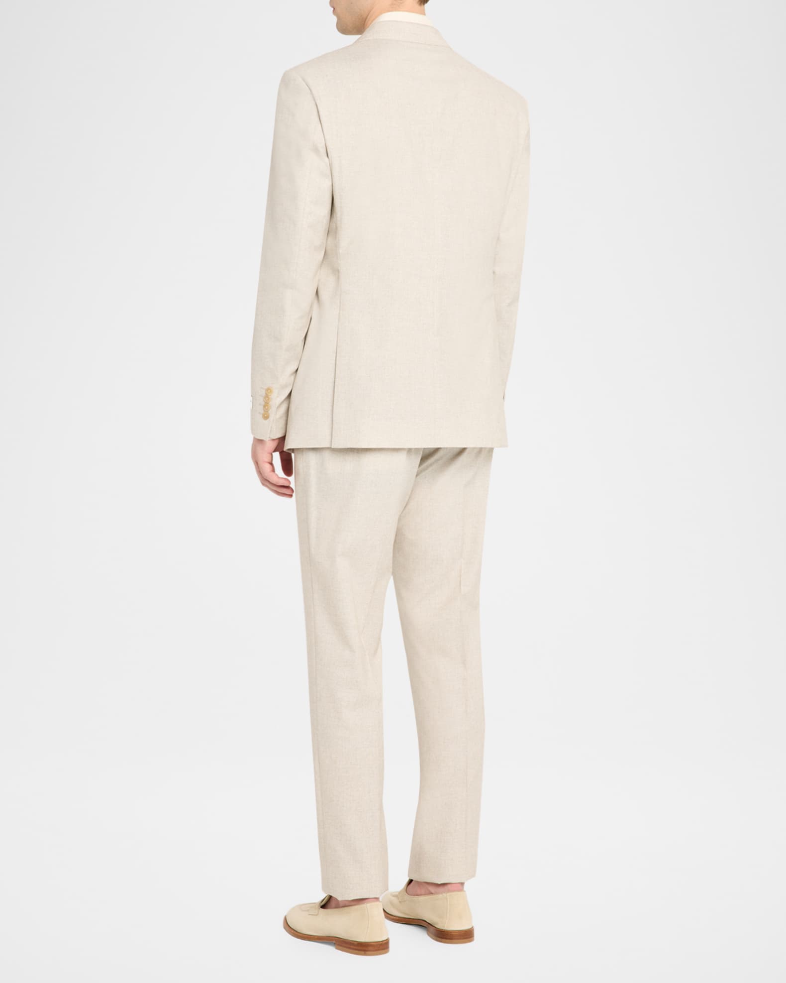 Emporio Armani Men's Wool, Cotton and Silk Sharkskin Two-Piece