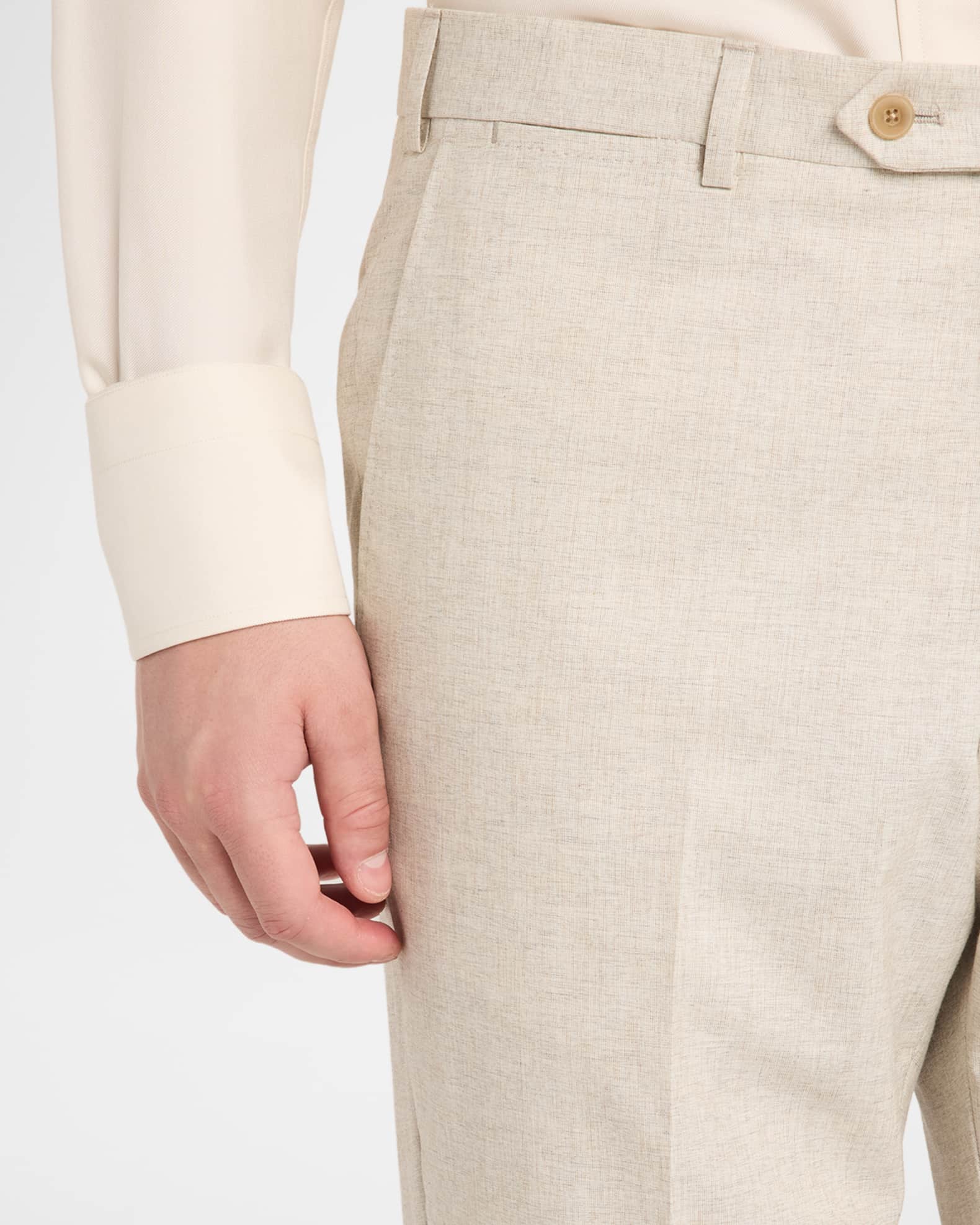 Emporio Armani Men's Wool, Cotton and Silk Sharkskin Two-Piece