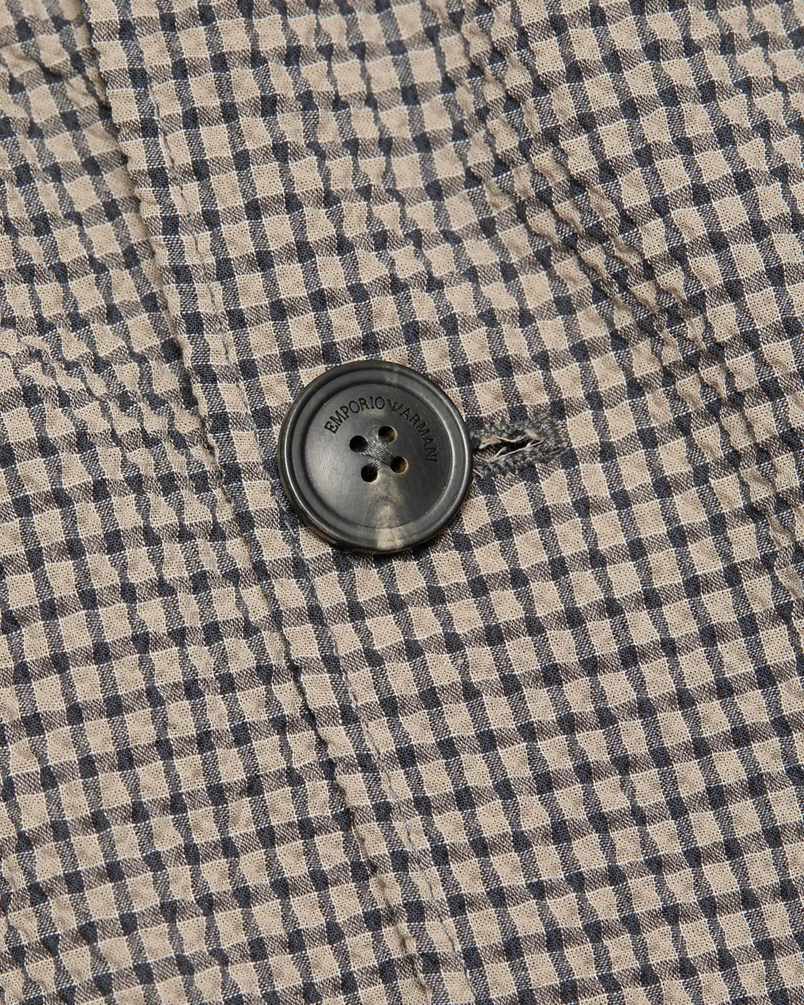 Emporio Armani Men's Check Seersucker Micro-Check Blazer | Neiman