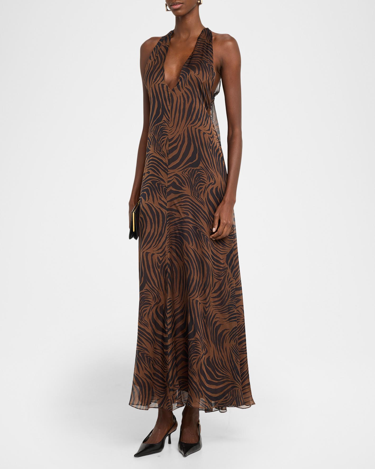 max studio halter dresses Max Studio Maxi Dress Stretchy Racer Back Dress Summer Fun Stretchy Max  Studio Small