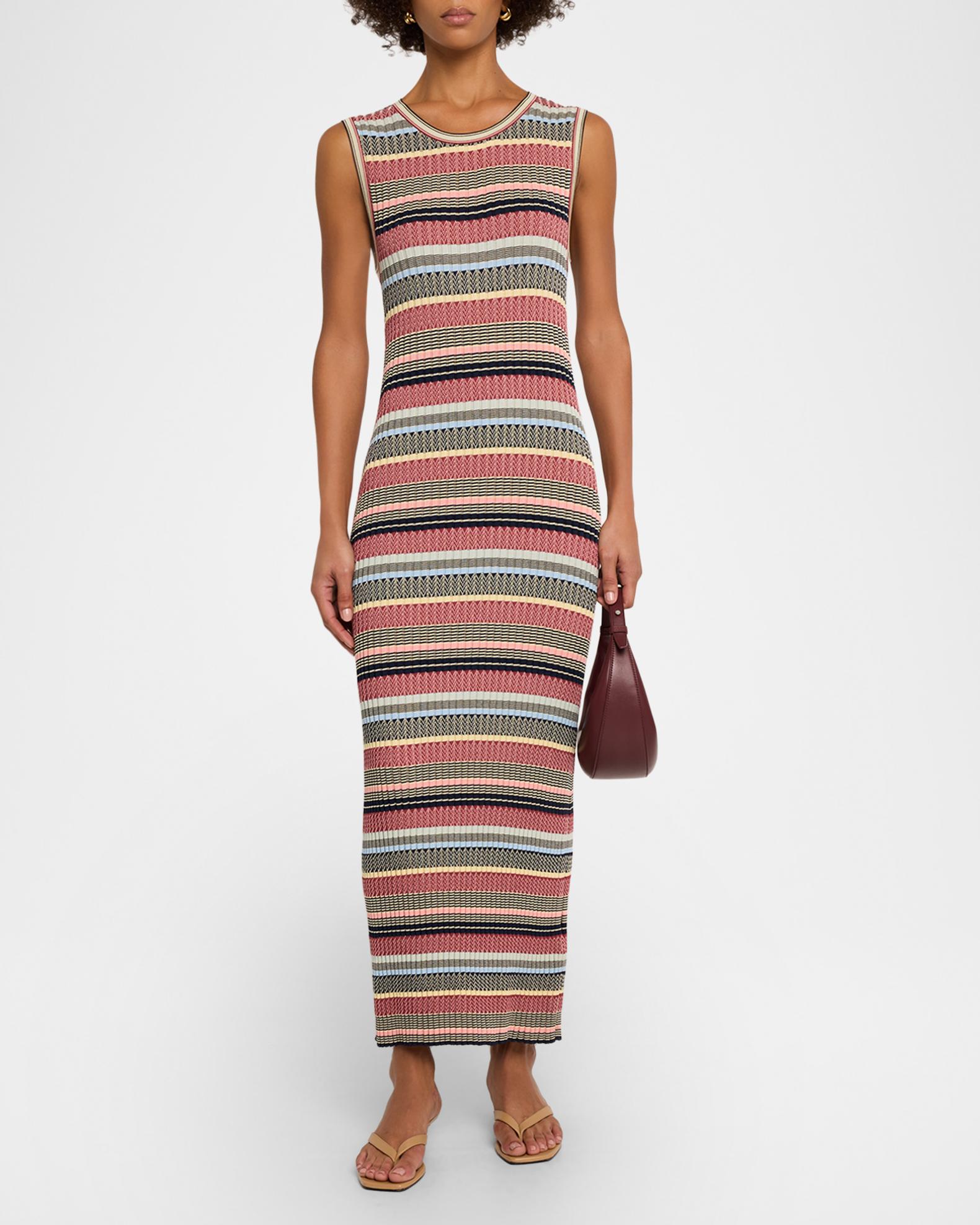 max mara bodycon dresses Weekend | Woman - Viscose yarn midi dress - Multicolour Color:ORIGINAL AS SHOWN