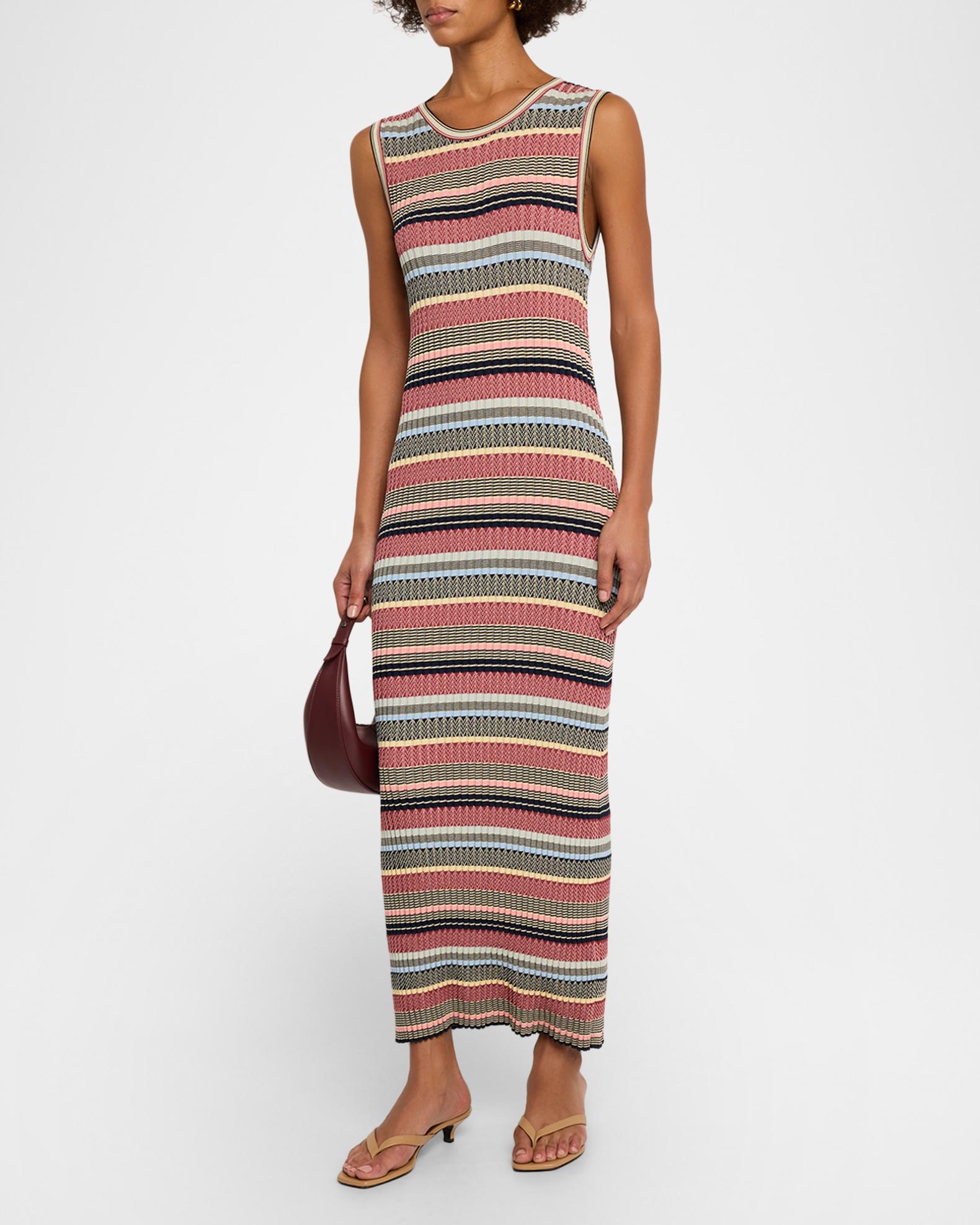 Weekend Max Mara Sleeveless Jacquard Knit Bodycon Midi Dress | Neiman ...