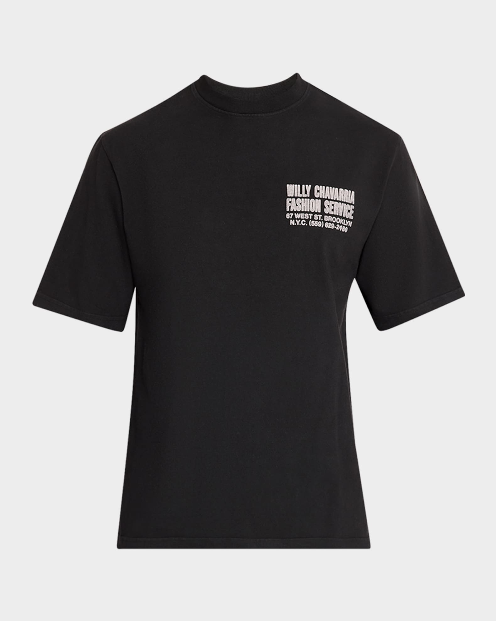 Willy Chavarria Men's Fashion Service Cotton T-Shirt | Neiman Marcus