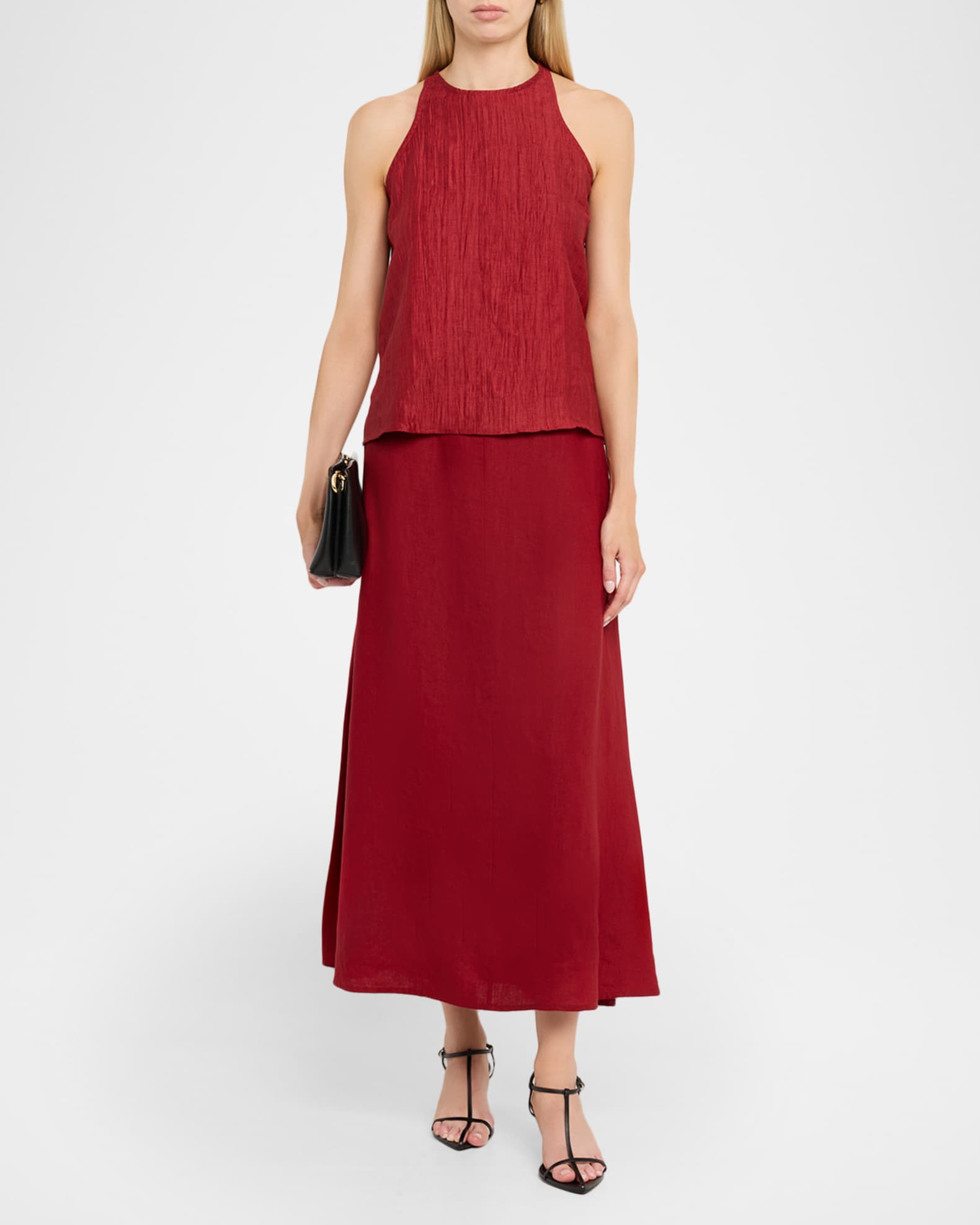 eileen fisher halter dress Eileen Fisher Fine Jersey Halter Dress  BLU'S
