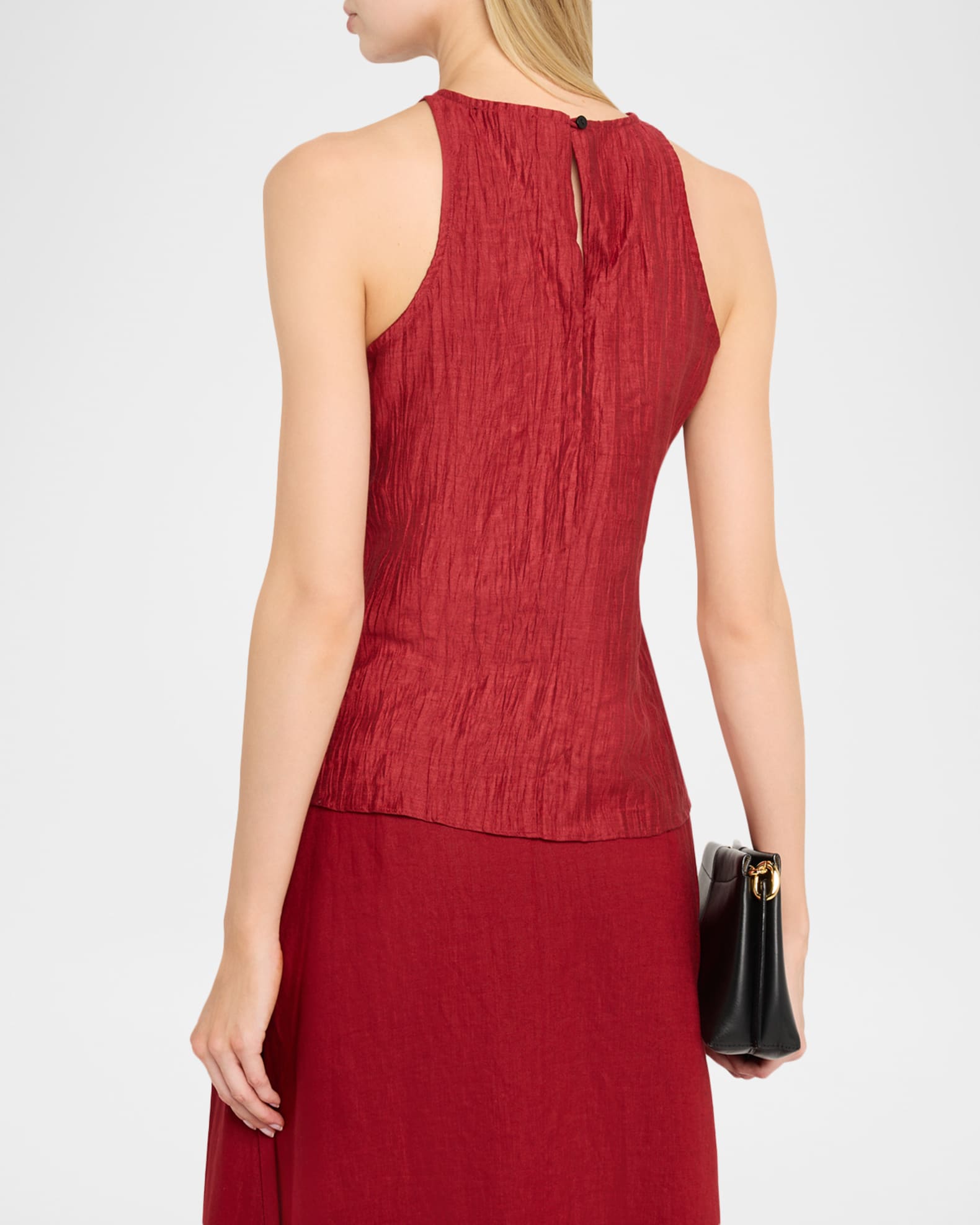 eileen fisher halter dress Eileen Fisher Sleeveless Silk Dress