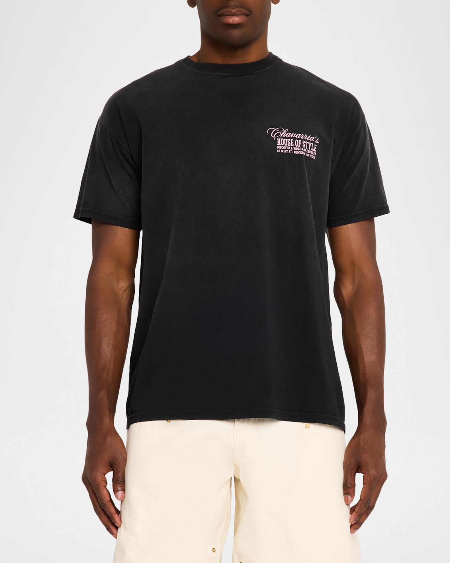 Willy Chavarria Men's House of Style Cotton Graphic T-Shirt