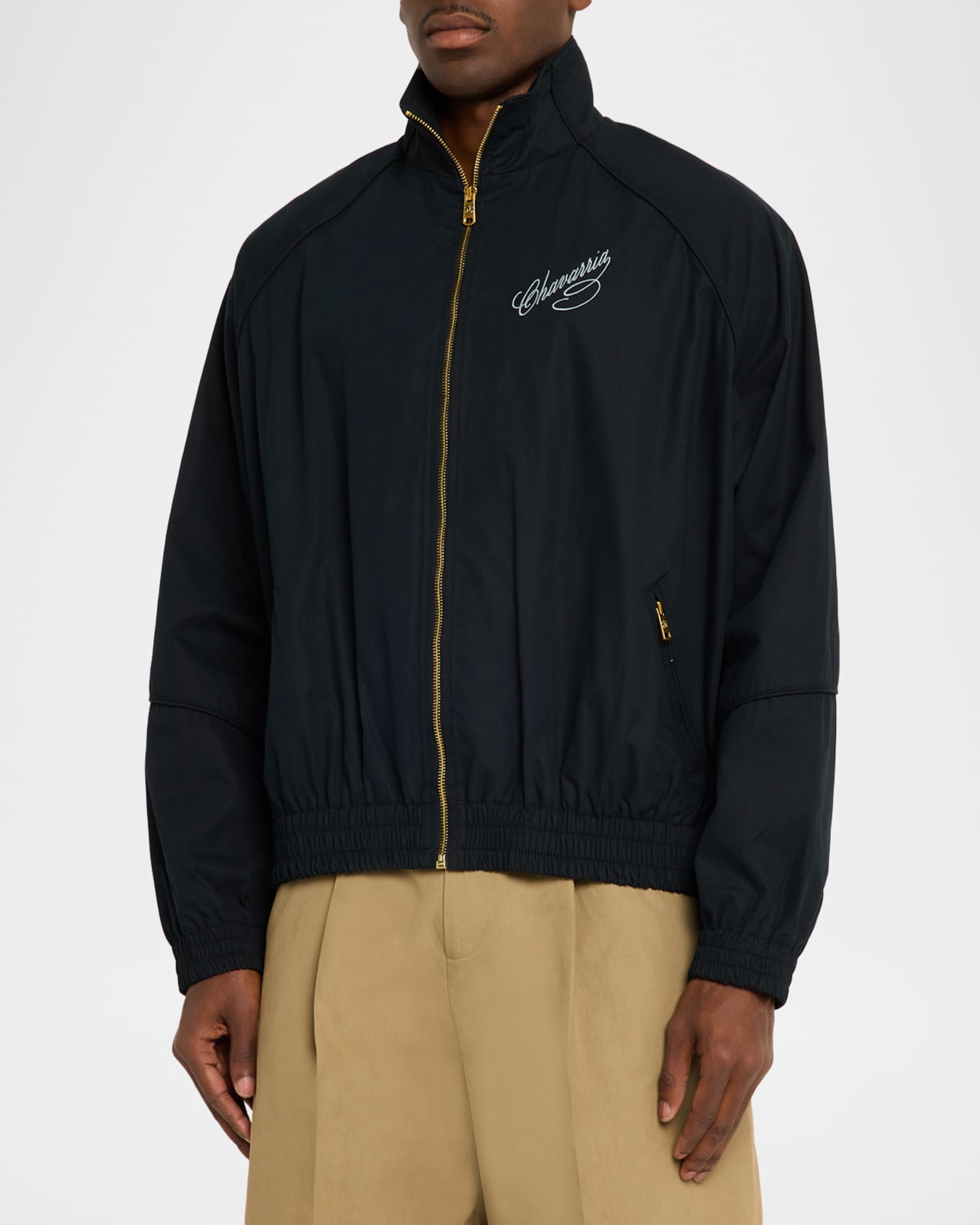 Willy Chavarria Men's Ruff Rider Track Jacket | Neiman Marcus