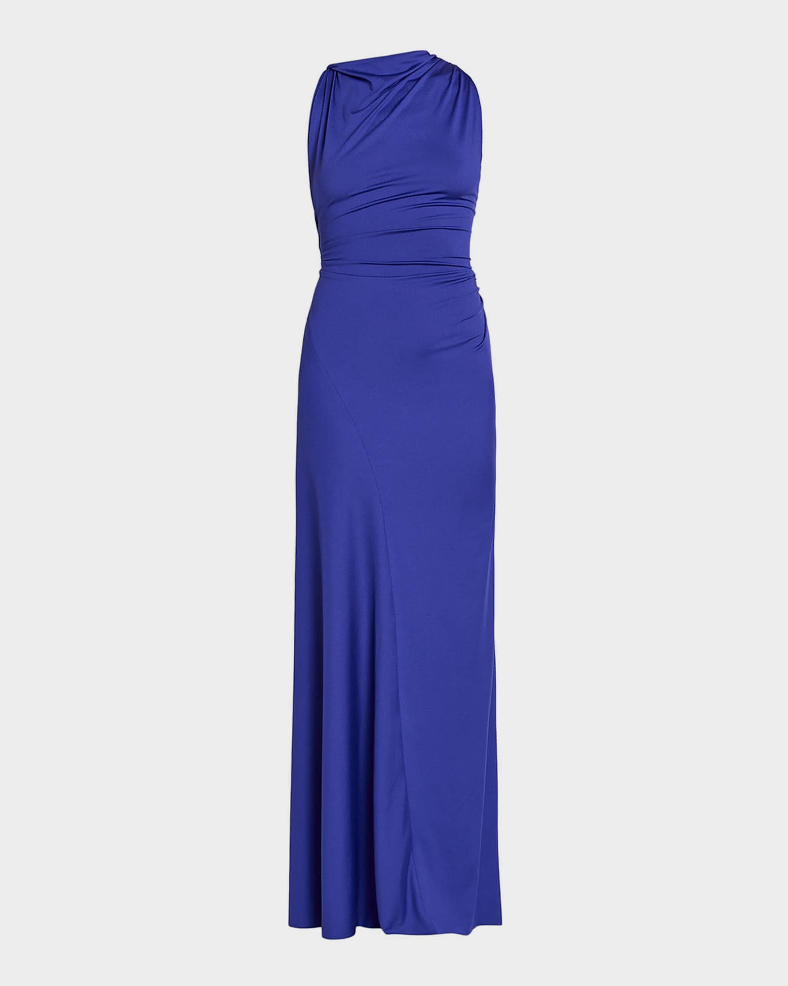 Victoria Beckham Sleeveless Draped Cutout Maxi Dress | Neiman Marcus