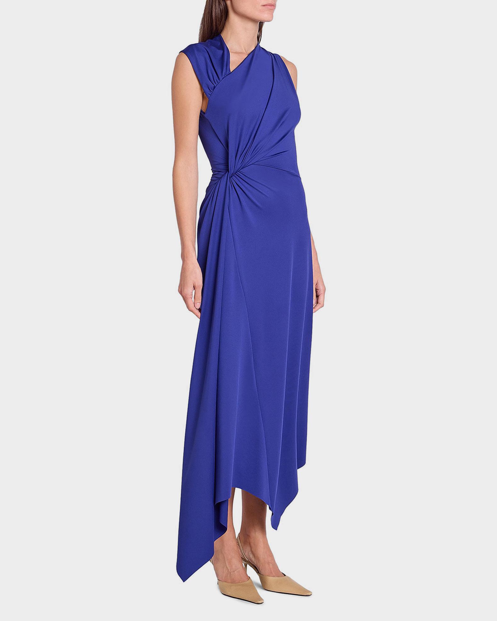 victoria beckham high neck pleated belted midi dress high neck pleated belted midi dress by victoria beckham High Neck Midi Dress  In Black  Victoria