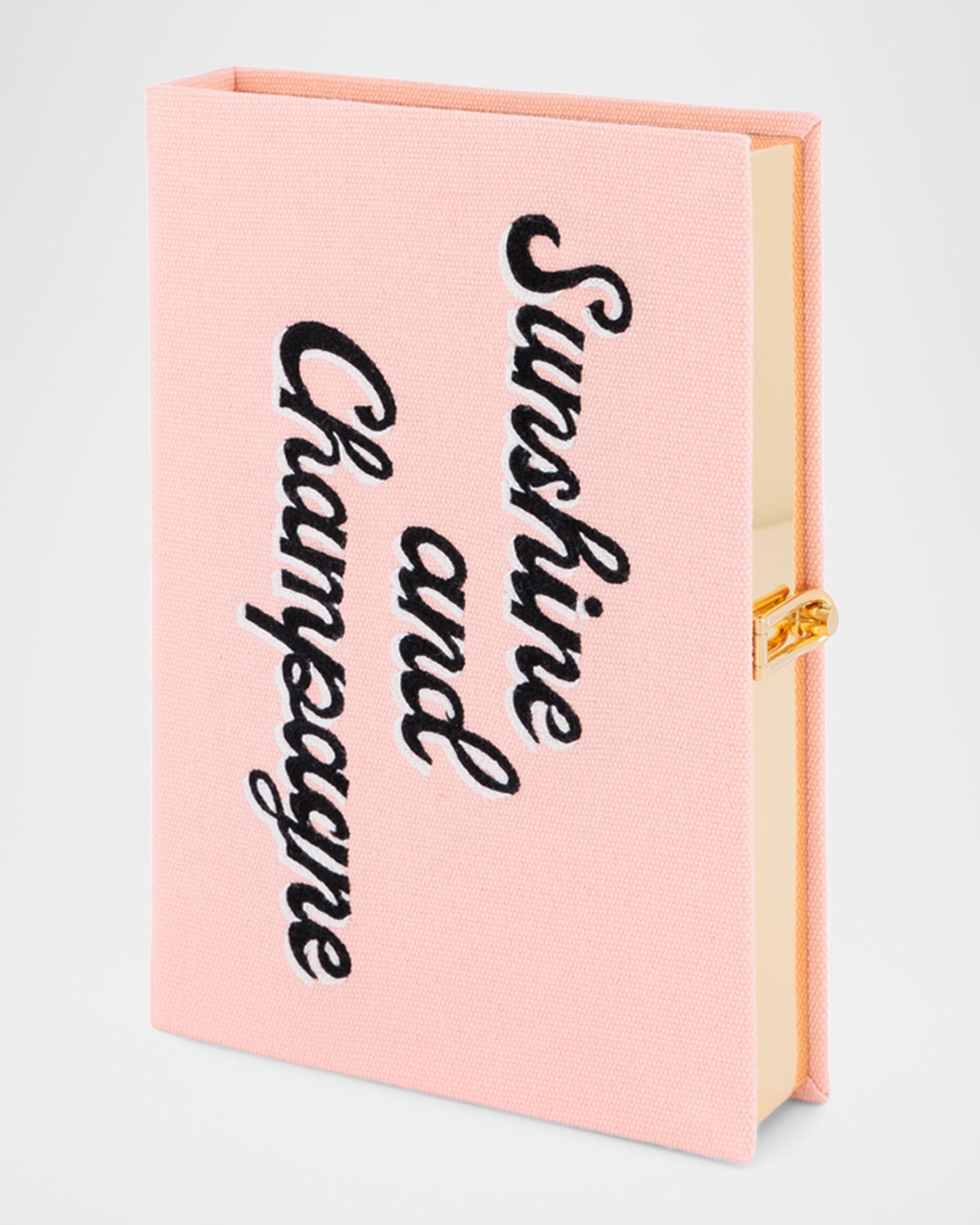Olympia Le-Tan Sunshine And Champagne Appliqué Clutch Bag | Neiman