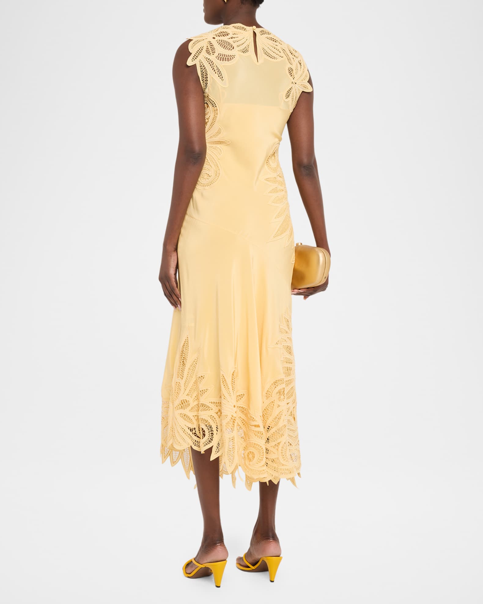 sachin and babi light blue dress Women's Gold Embroidered Dresses main image 0