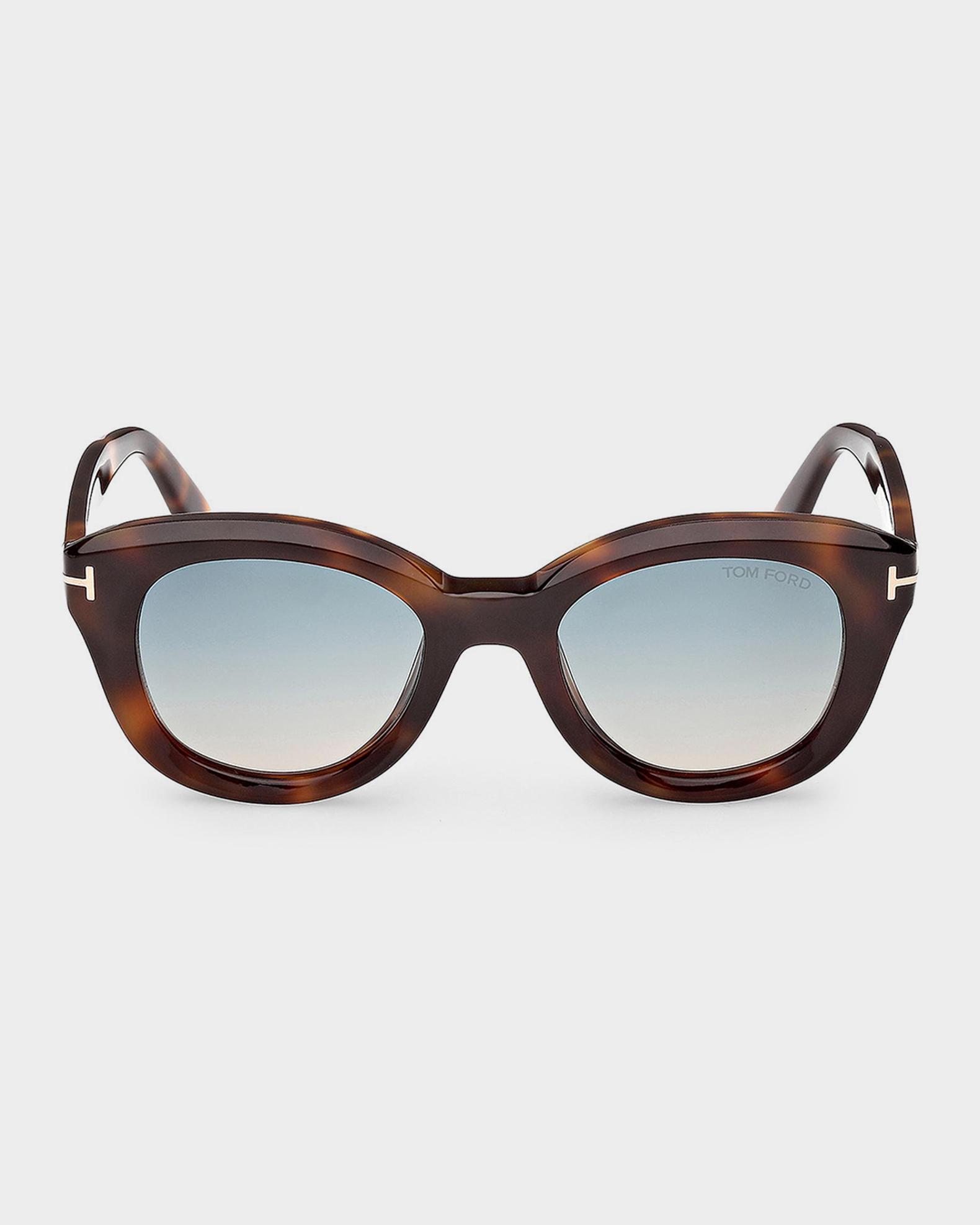 TOM FORD Nika 49MM Oval Sunglasses | Neiman Marcus display picture 3