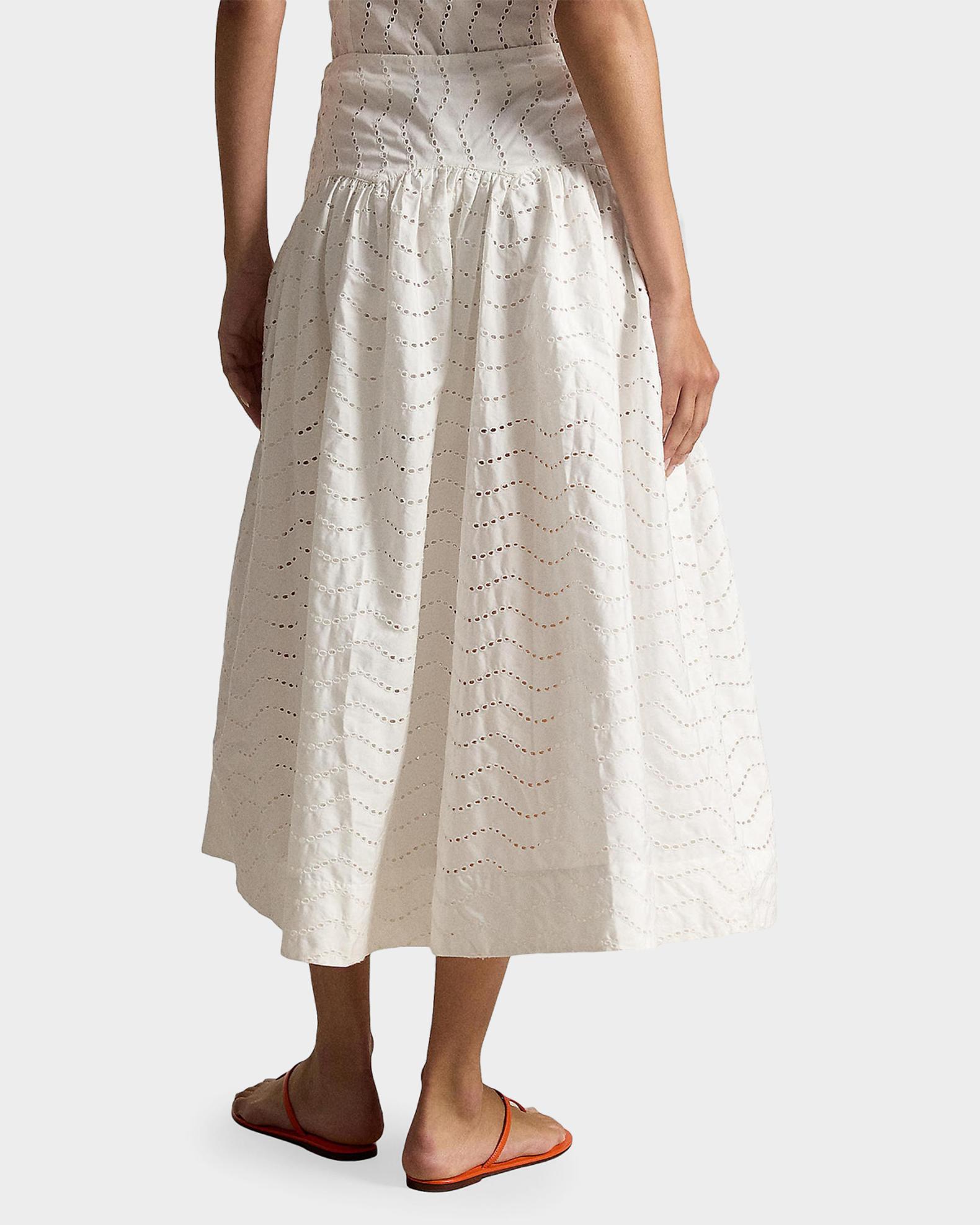 Polo Ralph Lauren Cotton Eyelet Maxi Skirt | Neiman Marcus
