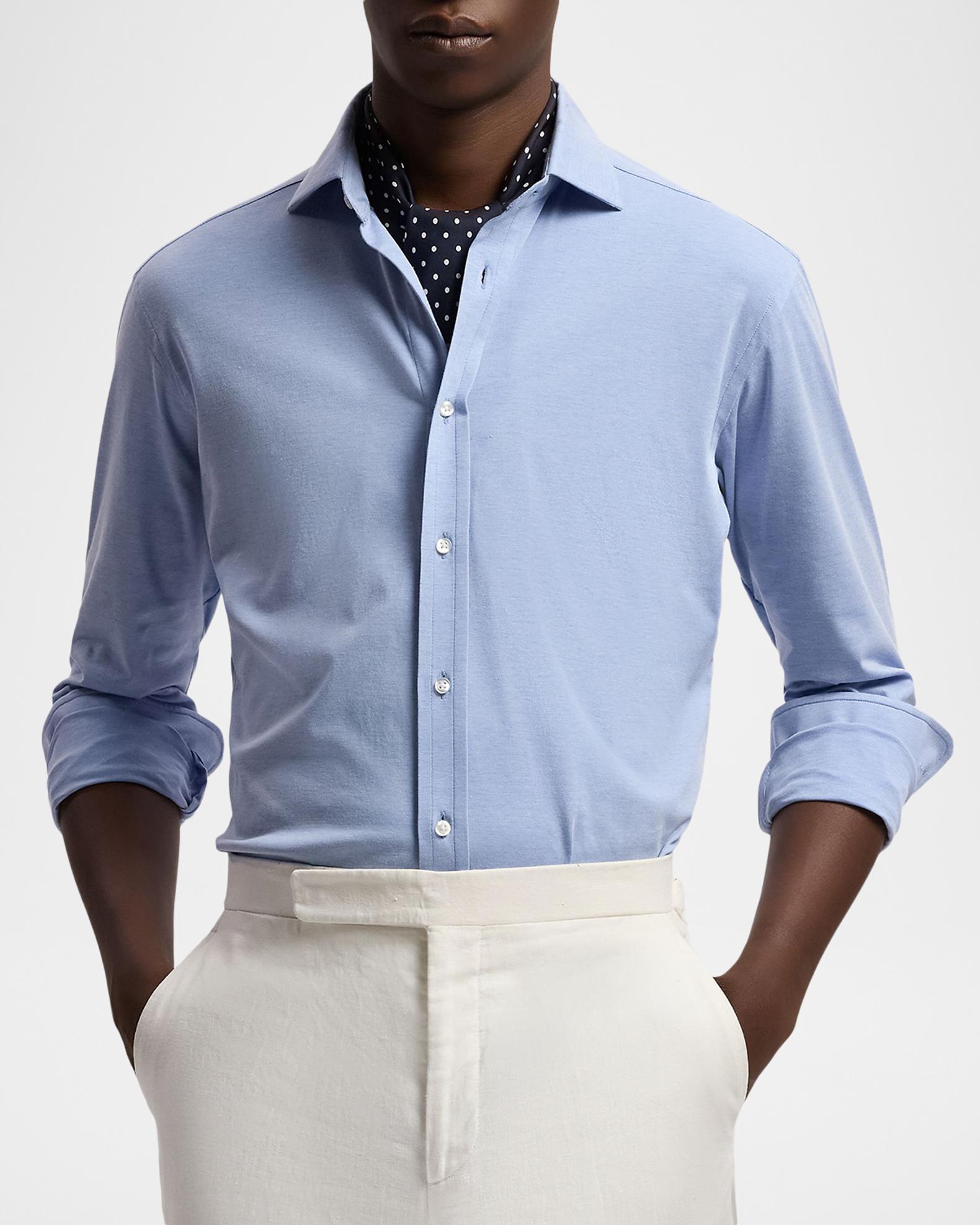 Ralph Lauren Purple Label Knit Shirt | Neiman Marcus