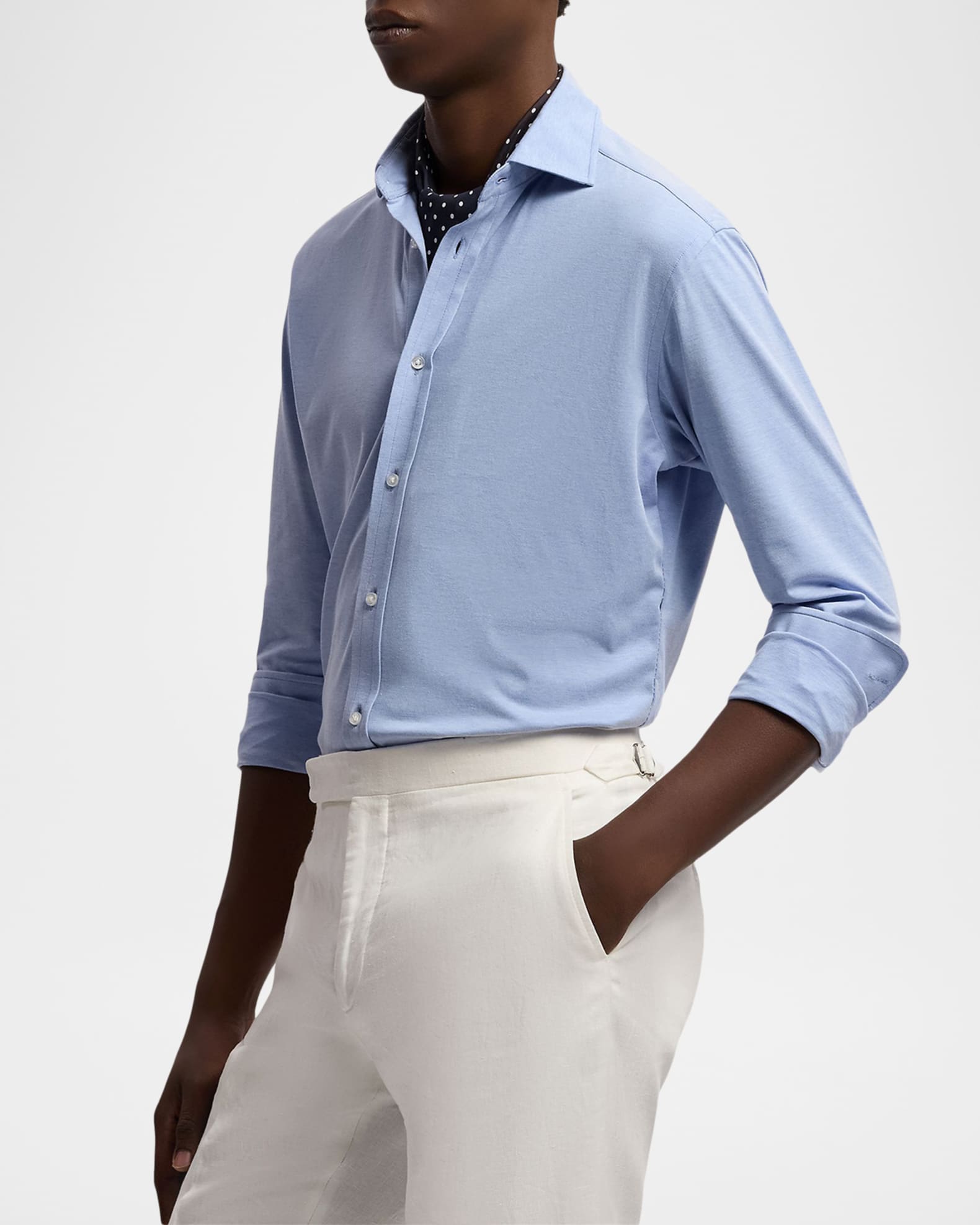 Ralph Lauren Purple Label Knit Shirt | Neiman Marcus