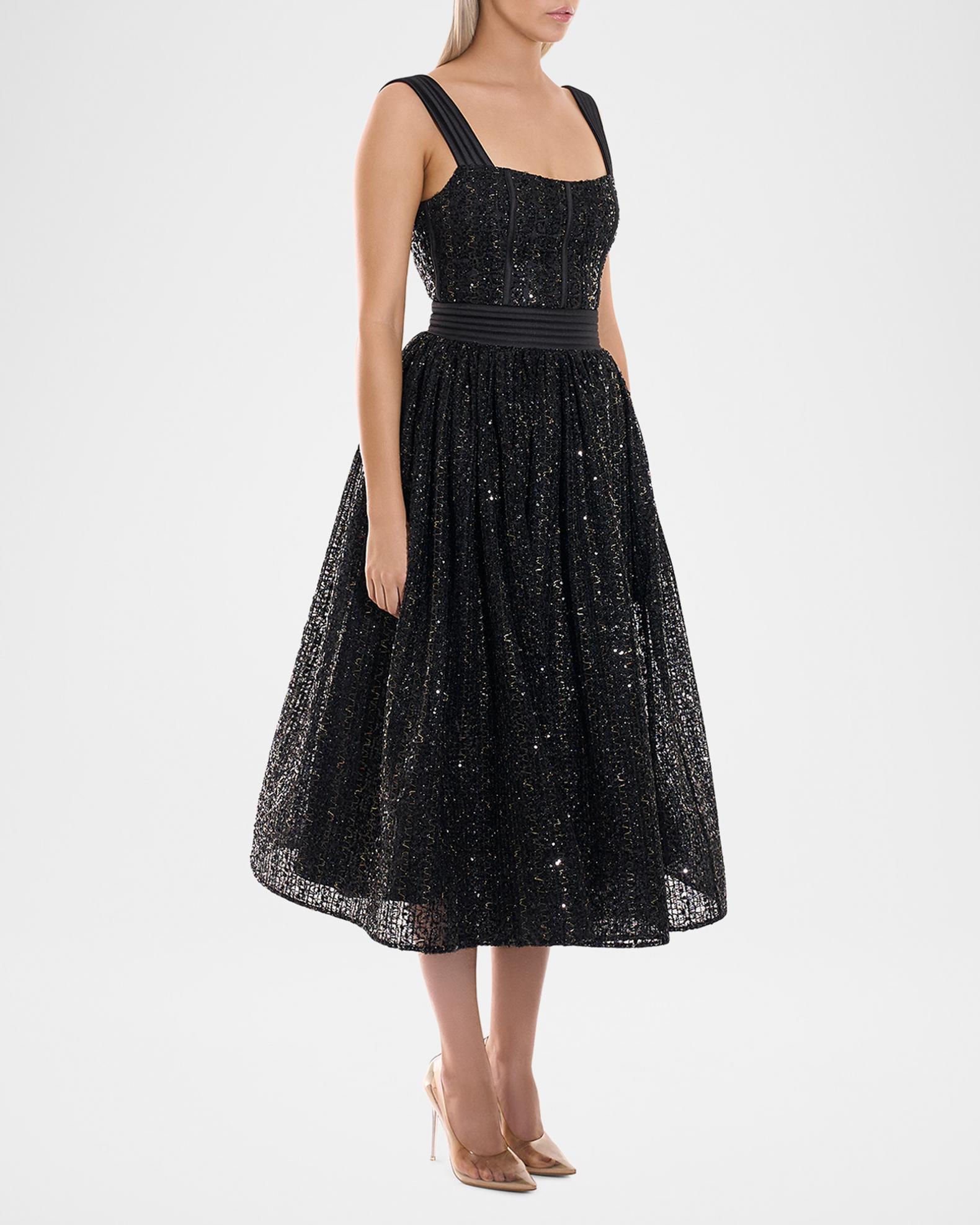 ZHIVAGO Charlotte Sequined Midi Dress | Neiman Marcus