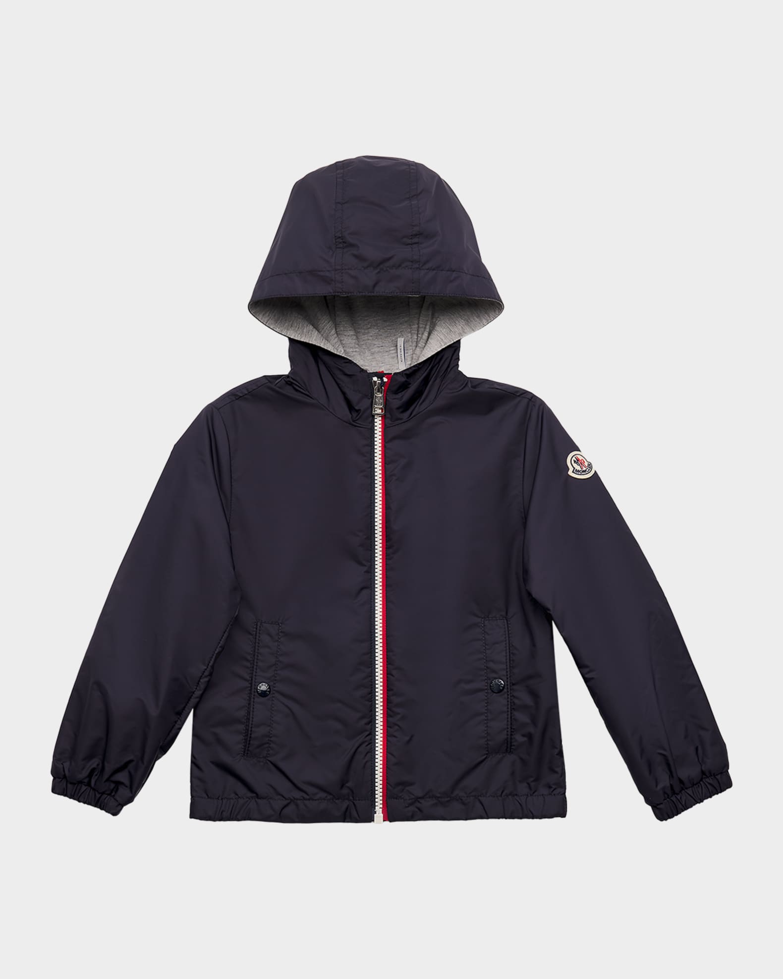 モンクレール MONCLER ブルゾン ジャンバー NEW URVILLE Moncler Boy's New Urville Hooded Rain Jacket, Size 4-6 | Neiman Marcus