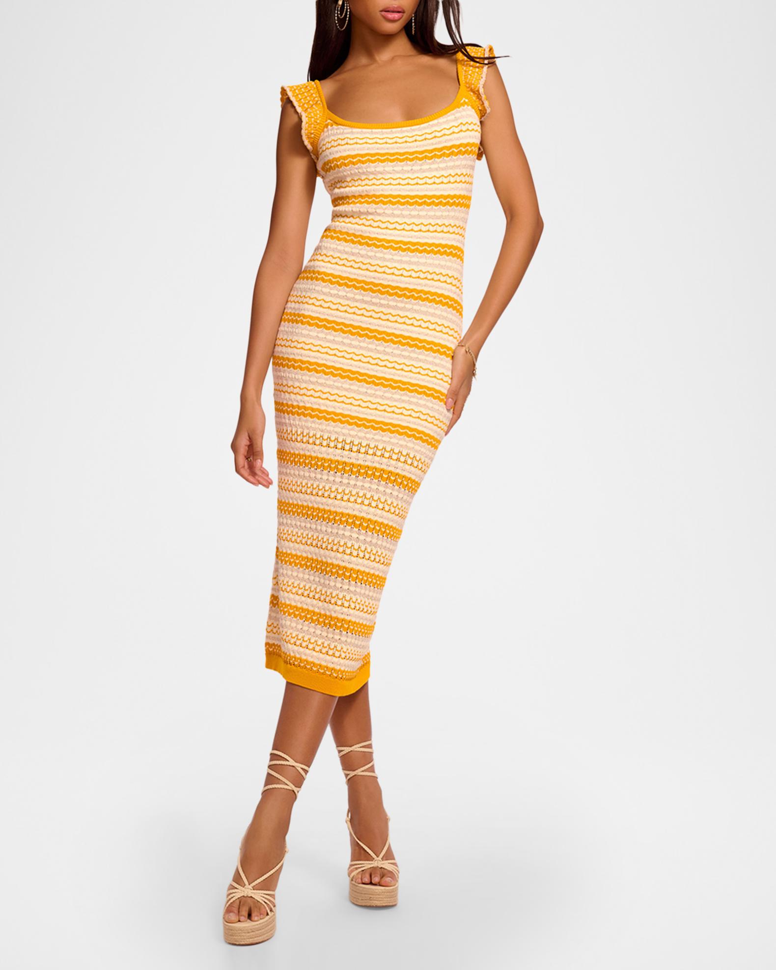 Ramy Brook Kit Knit Sleeveless Midi Dress | Neiman Marcus