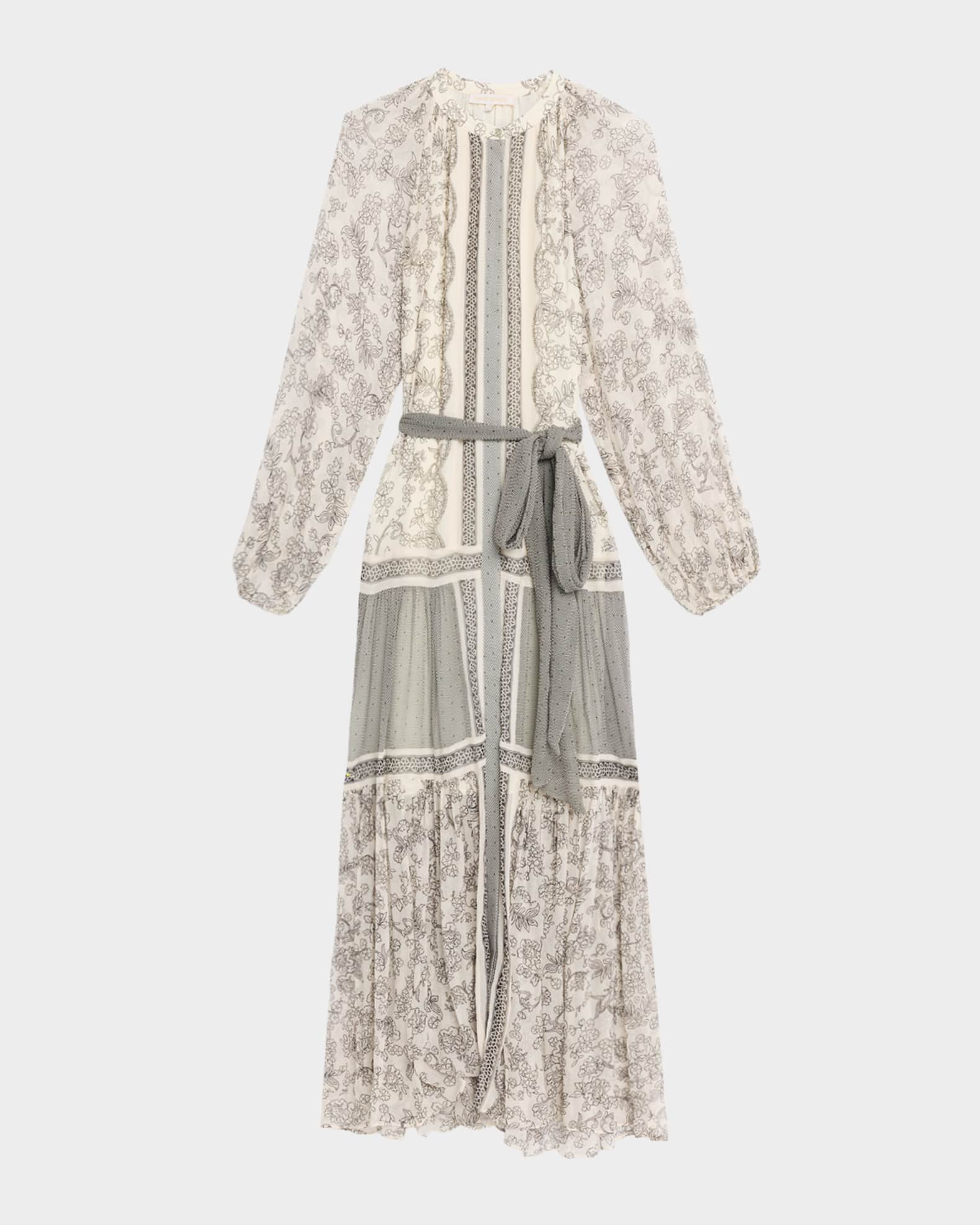 Ramy Brook Halley Floral Belted Maxi Dress | Neiman Marcus