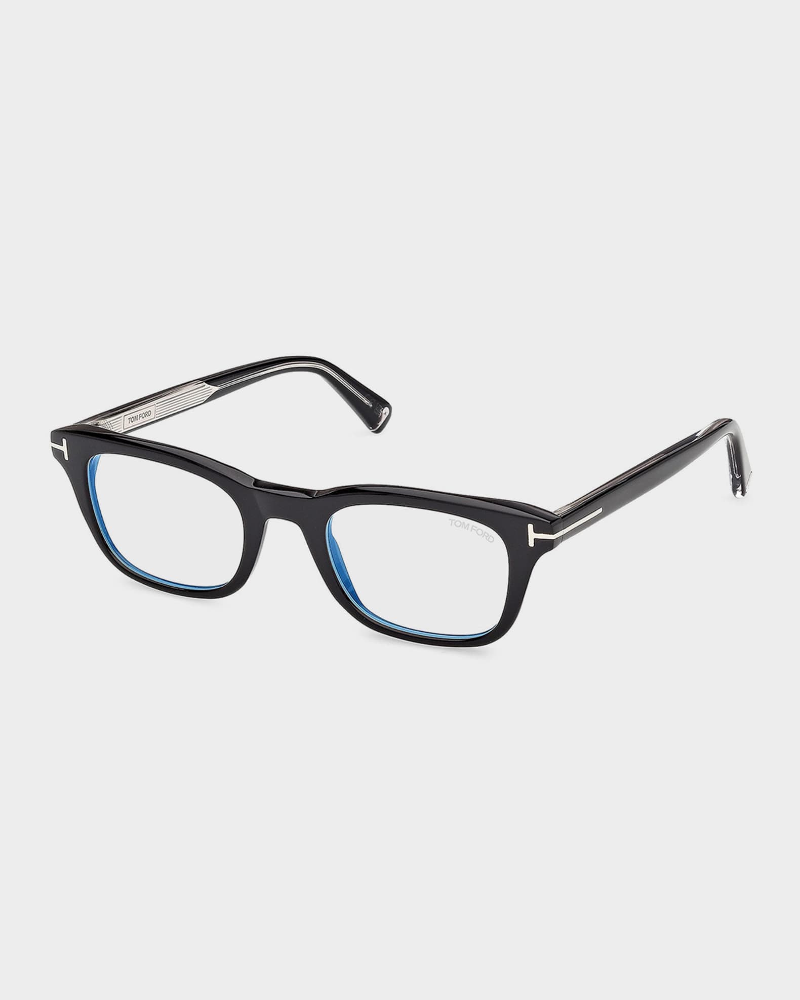 小物 Tom Ford eyewear TOM FORD Men's T-Logo Acetate Rectangle Eyeglasses | Neiman Marcus