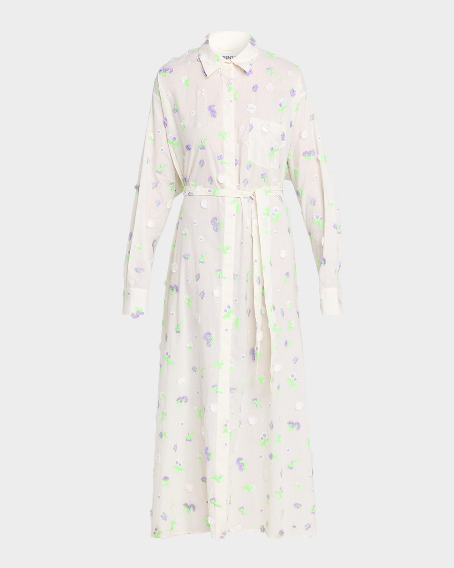 essentiel antwerp shirt dress Essentiel Antwerp Frilled Mini Shirt Dress