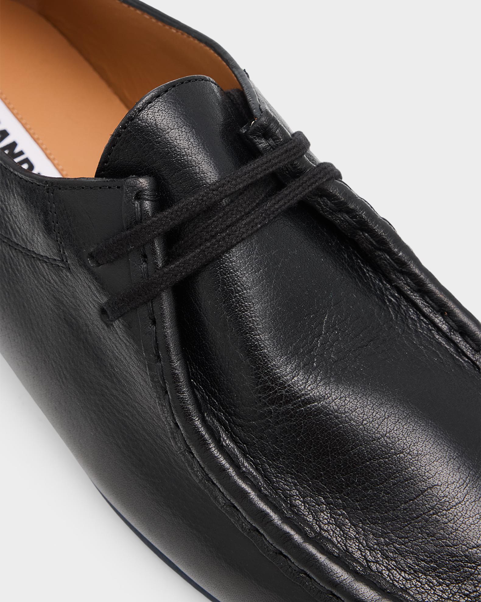 Jil Sander Leather Lace-Up Derby Shoes | Neiman Marcus