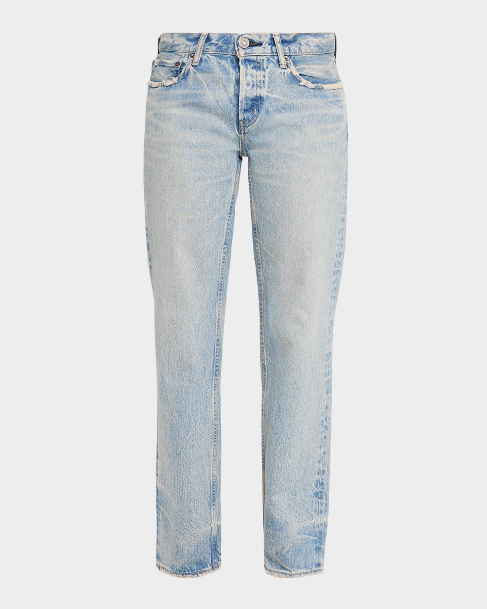 MOUSSY VINTAGE Wildwood Low-Rise Straight Jeans | Neiman Marcus