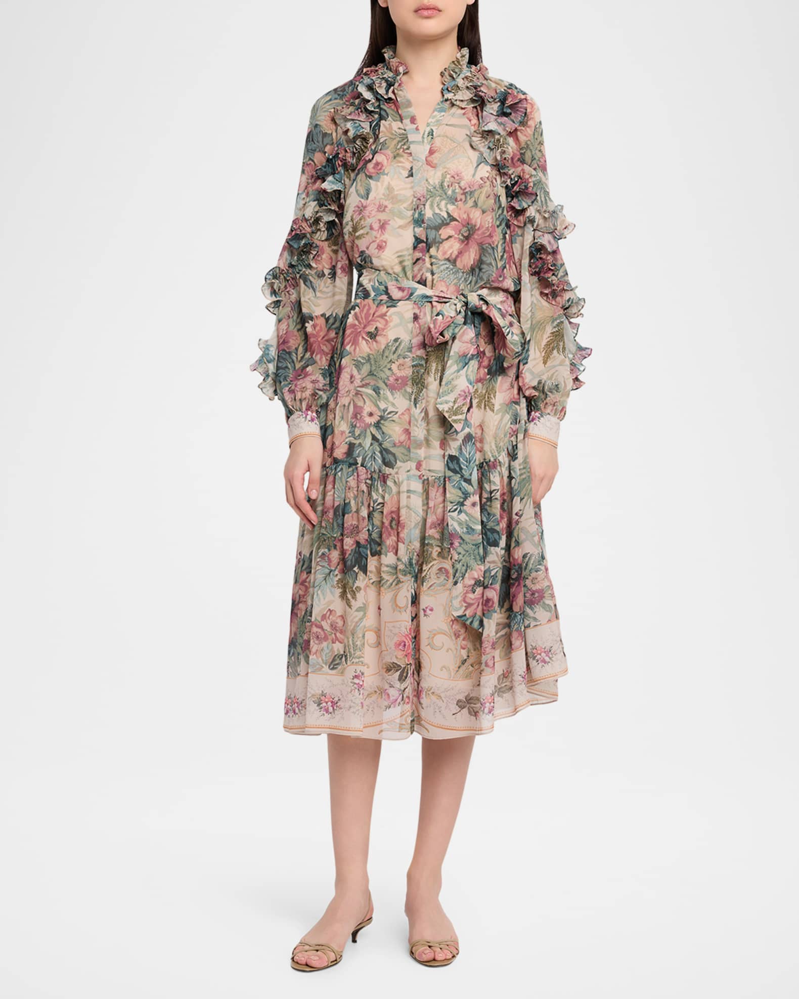 kobi halperin dress Kobi Halperin Women's Maren Palm Lace Mini Dress - Ivory Multi