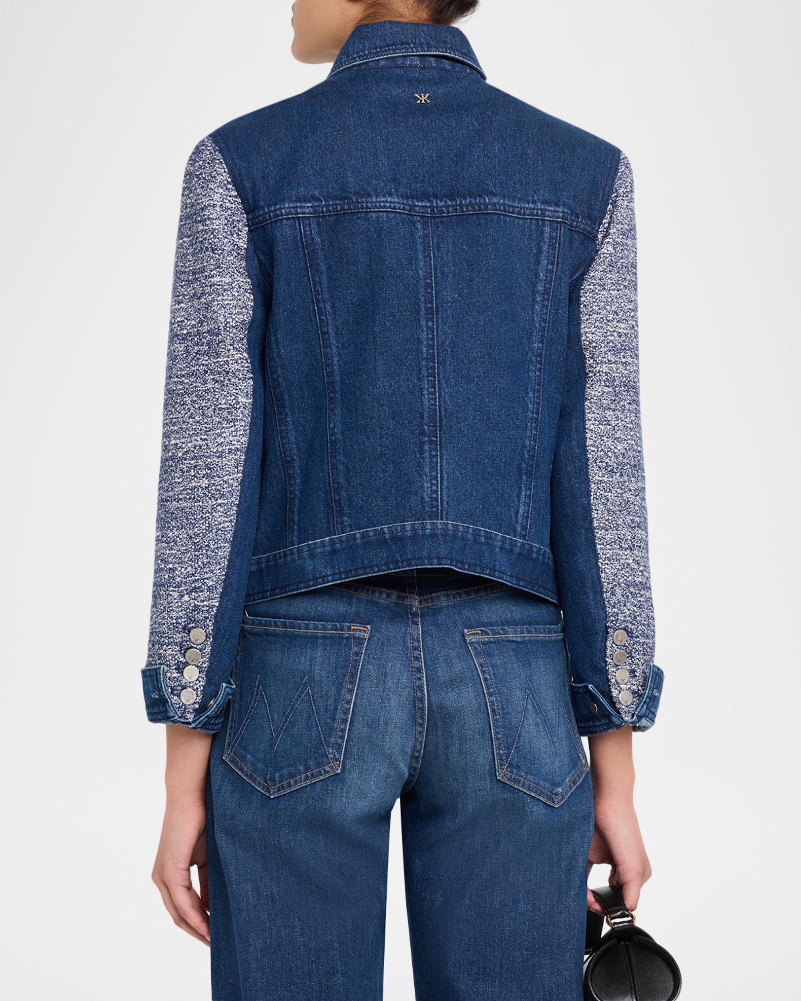 Kobi Halperin Gracie Textured Denim Jacket | Neiman Marcus