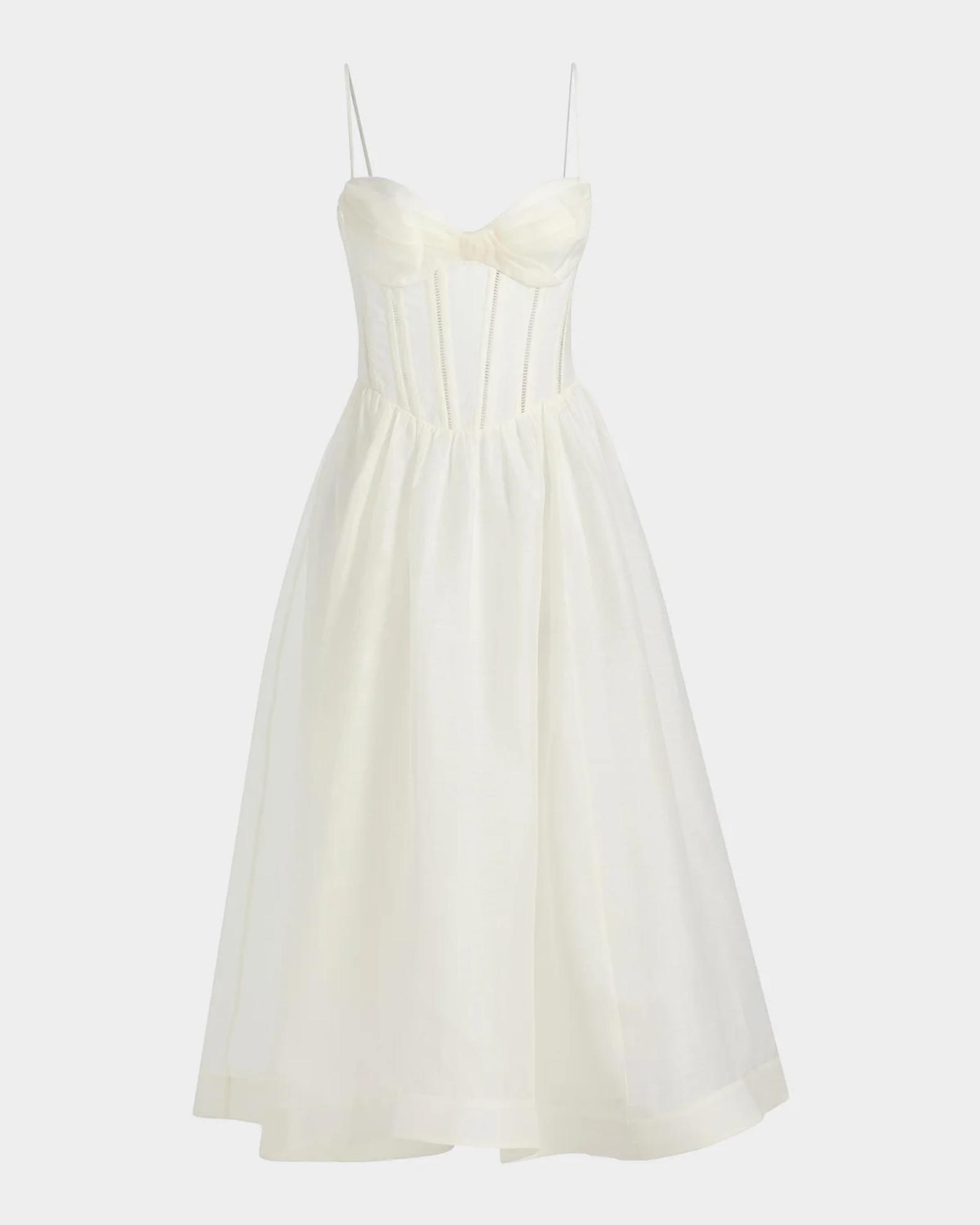 knit dress crochet Art Pieces Low-Back Maxi Dress, L / Beige Color:Kiwi 311 109cm(41 product_family:DW13915BLK Wedding Anniversary White Dress