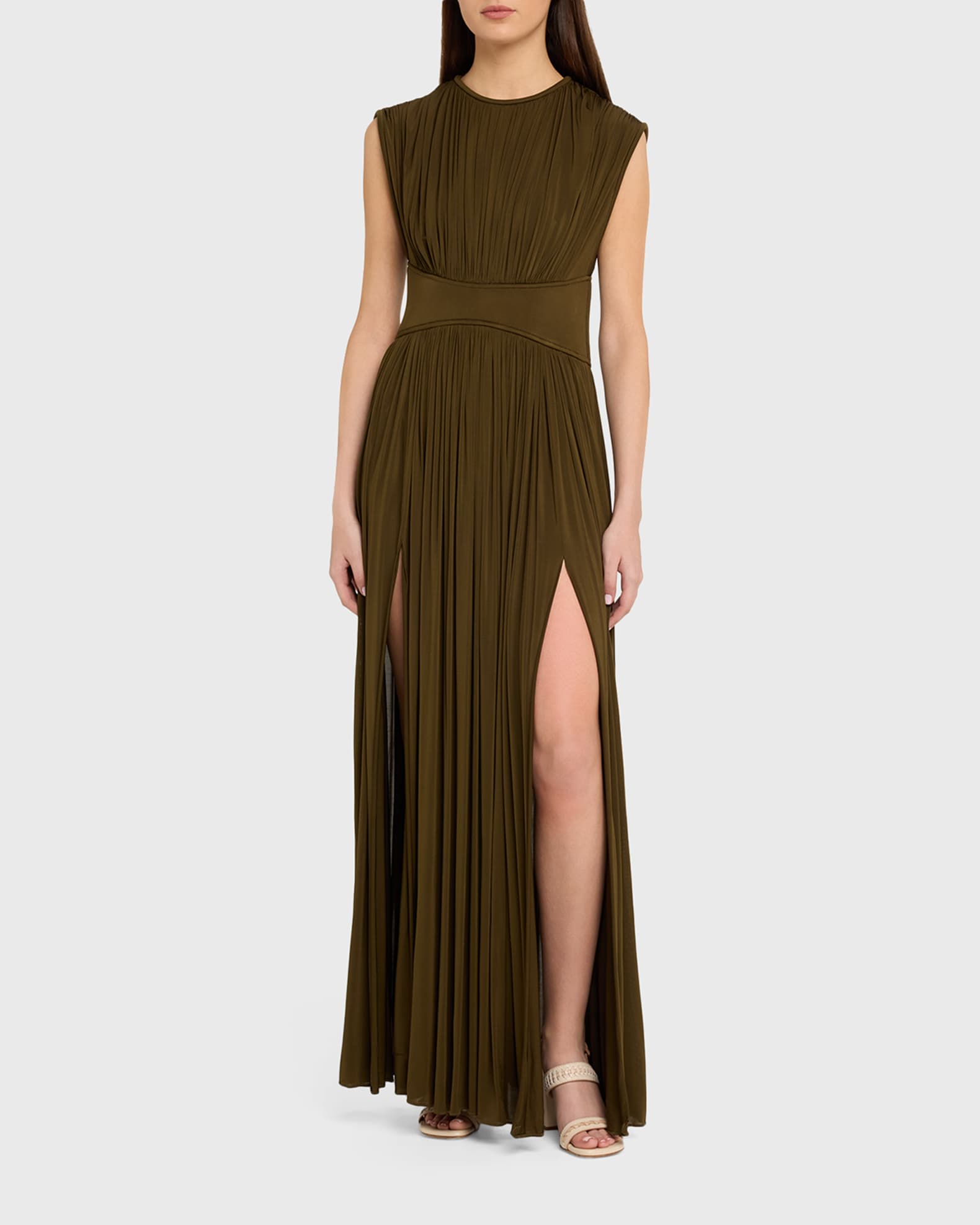 tailor dress pants 90620 buena park Iridescent Taffeta Column Gown with Bubble Train main image 1